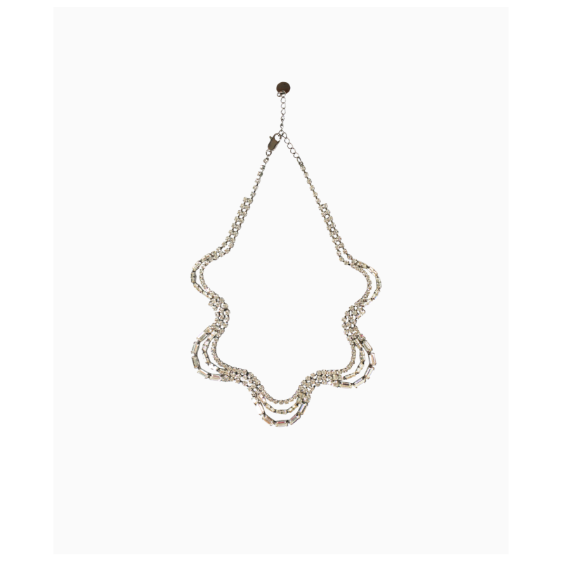 Collier Hélène Zubeldia Vague Cristal