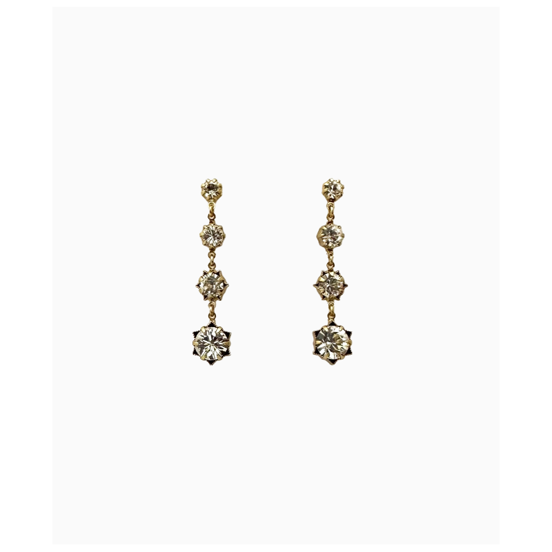 Boucles d'oreilles Hélène Zubeldia Tiges d'Or