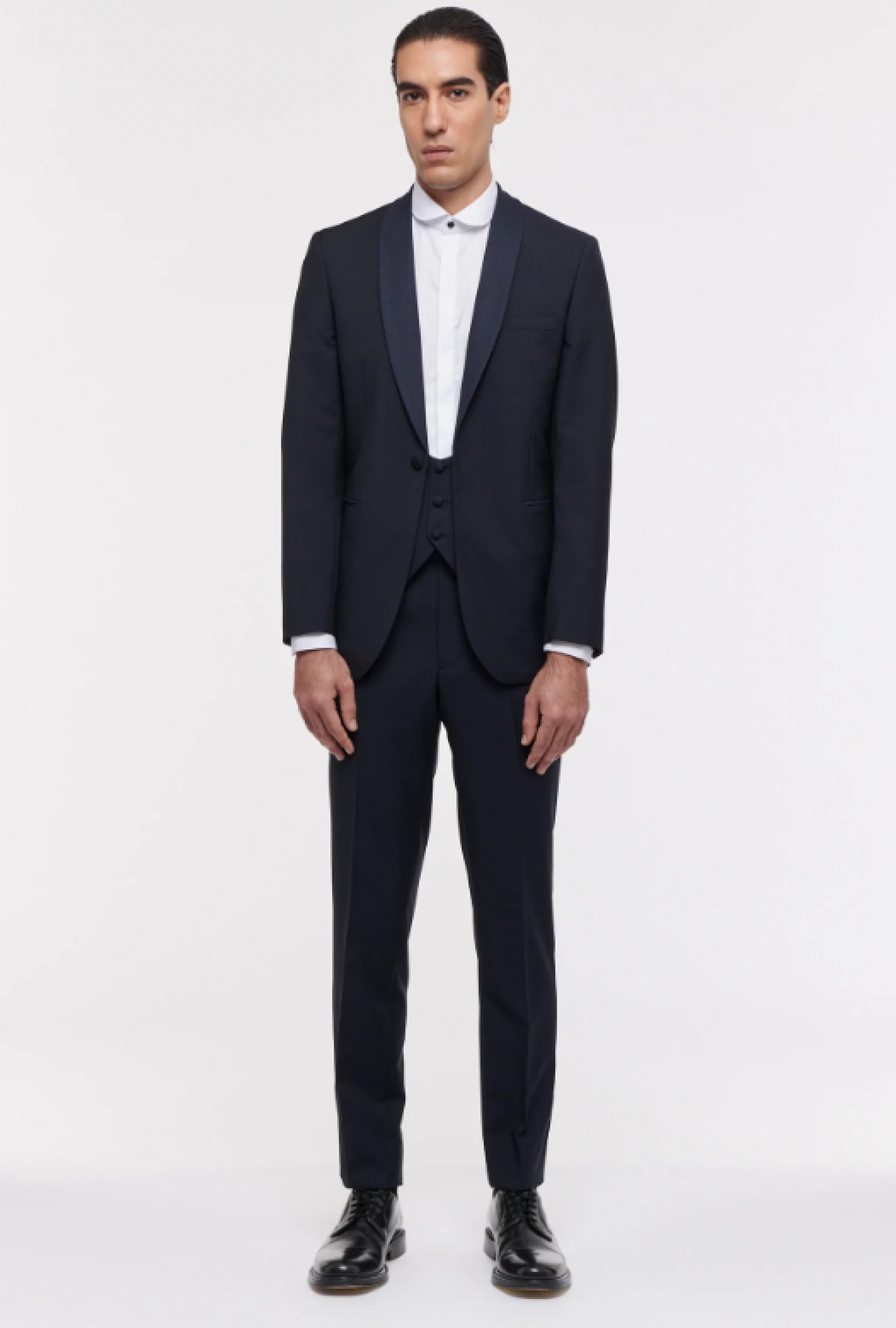 Smoking Rives Paris Deux Pièces Col Natté