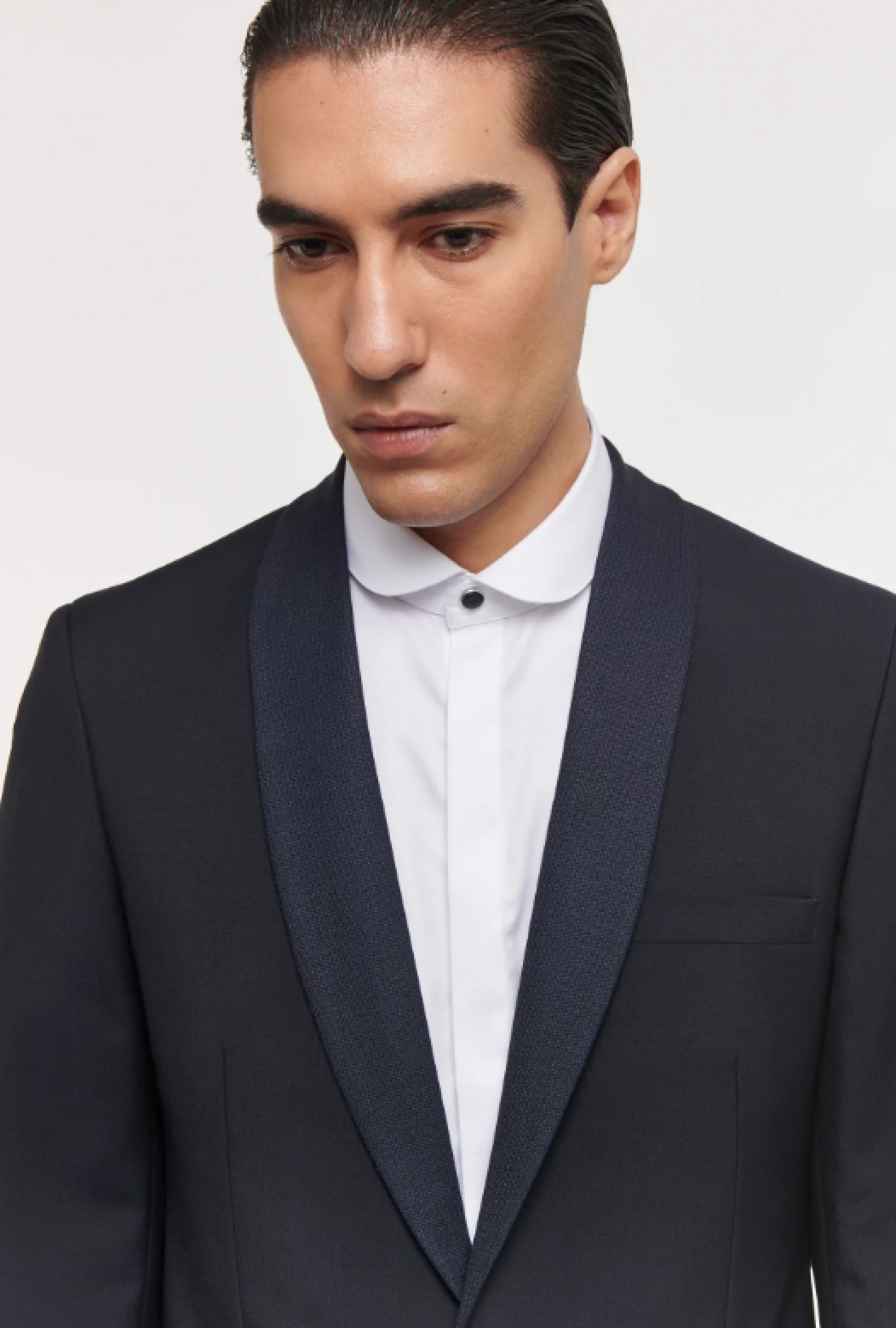 Smoking Rives Paris Deux Pièces Col Natté