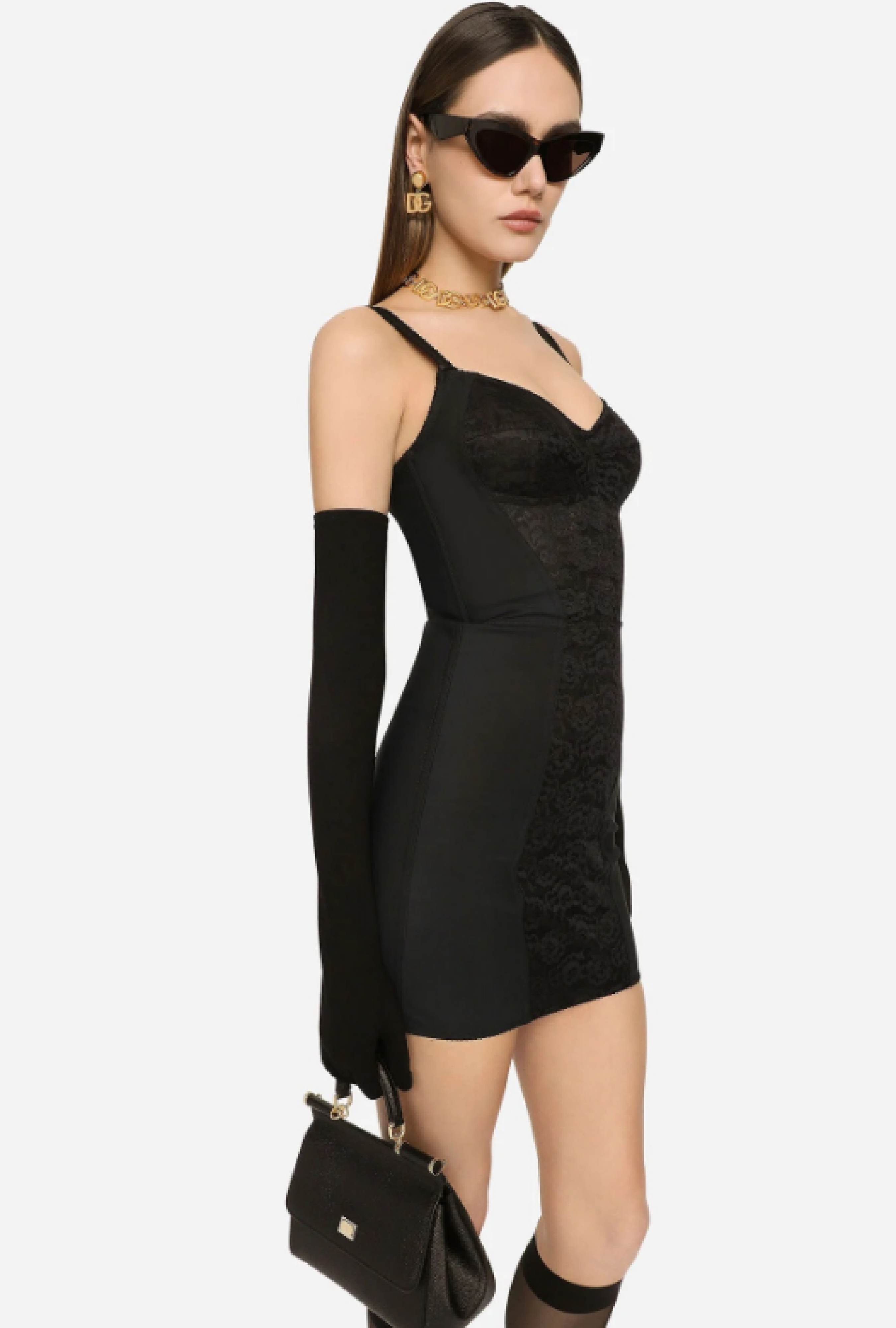 Robe Dolce & Gabbana Silk Dentelle