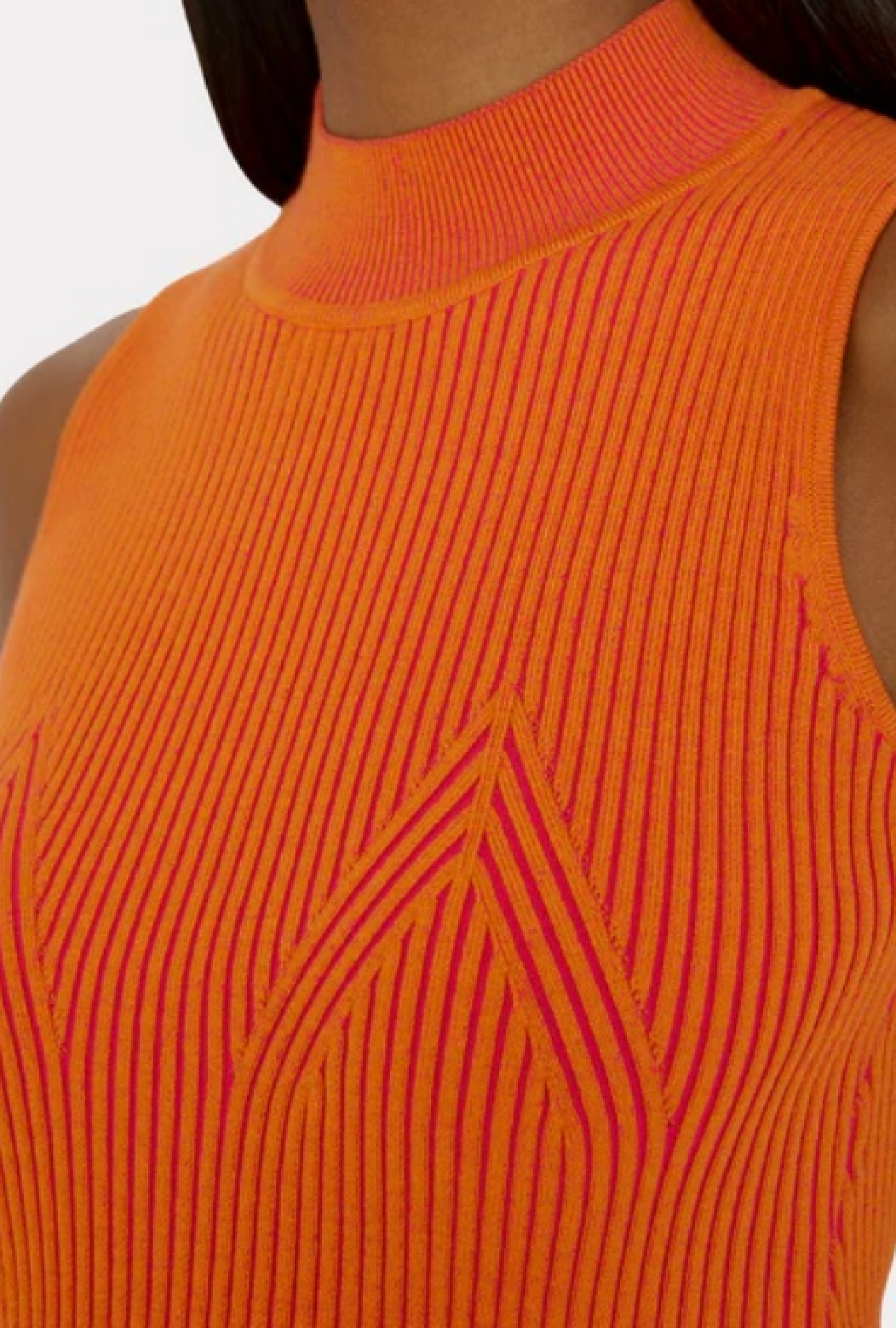 Top Milly Plaited Knit Shell