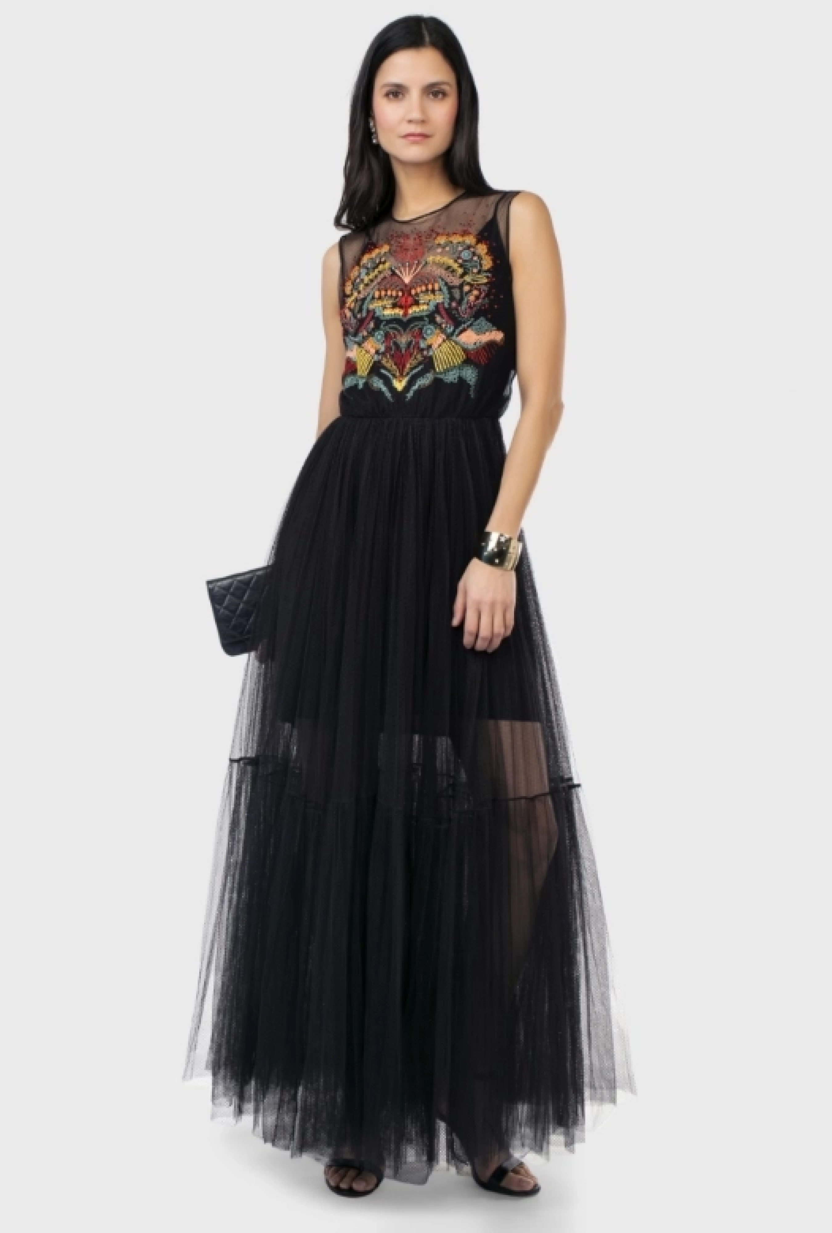 Robe Christian Dior Broderie Fleurie