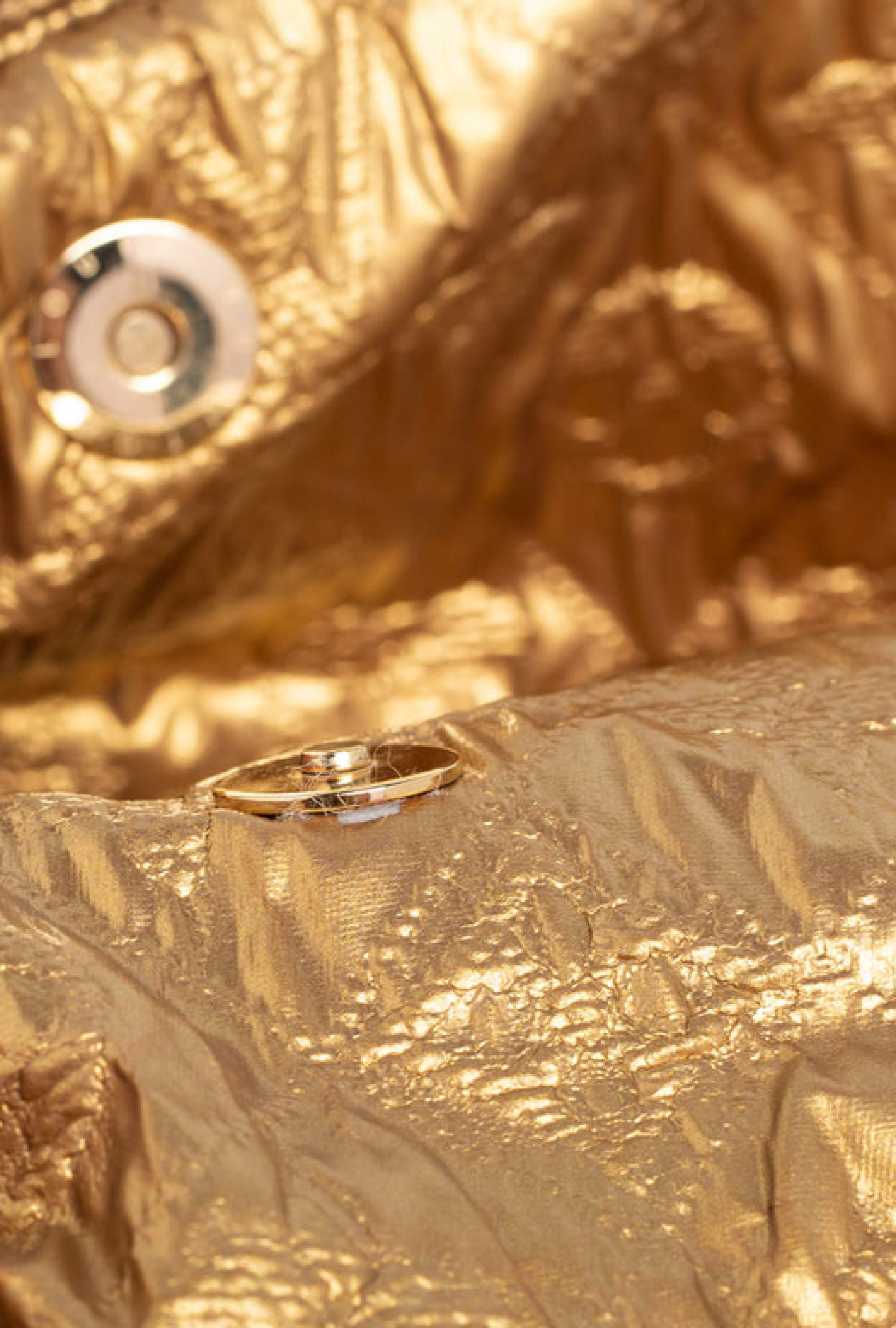 Pochette Louis Vuitton Cuir Doré