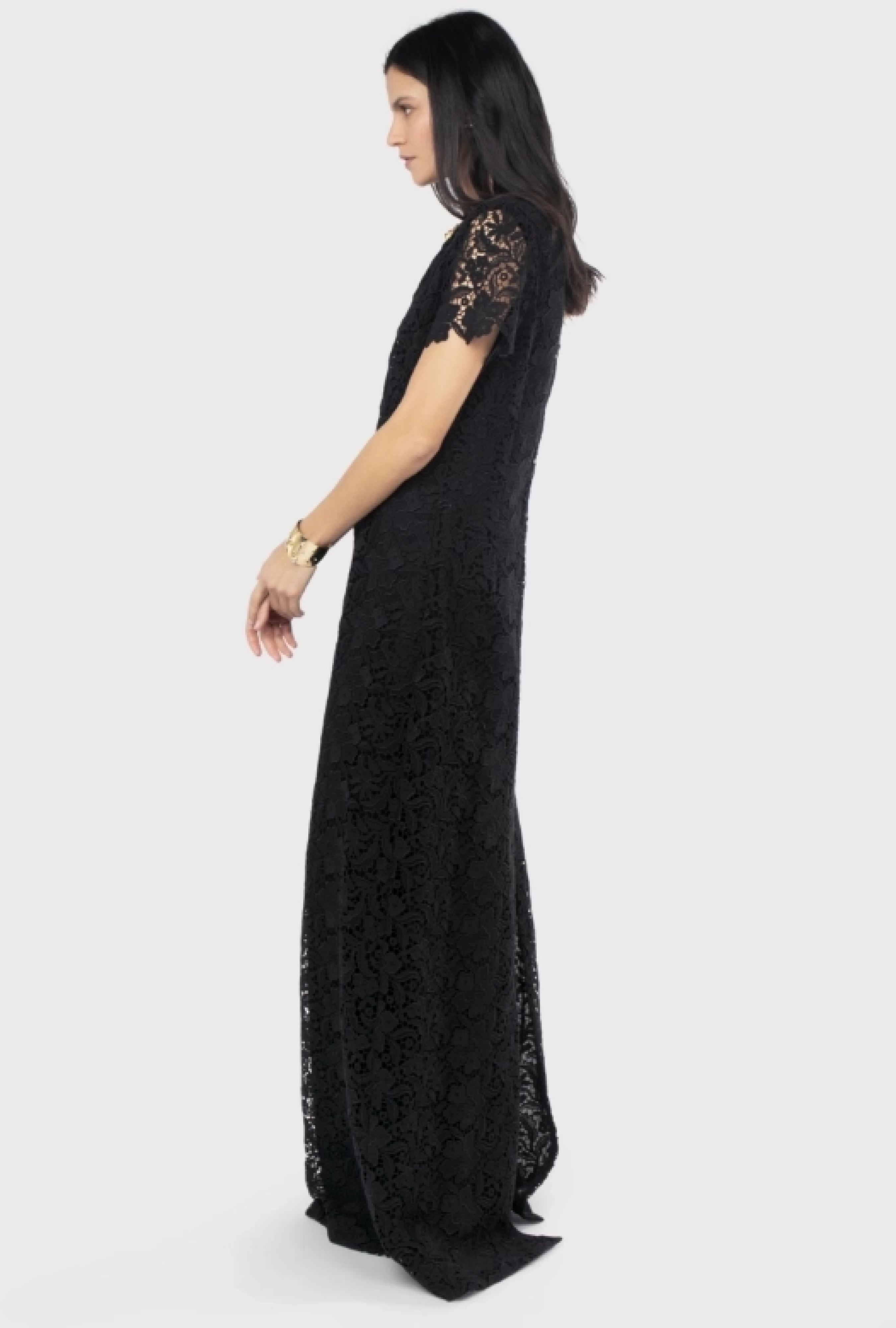 Robe Givenchy Noire En Dentelle