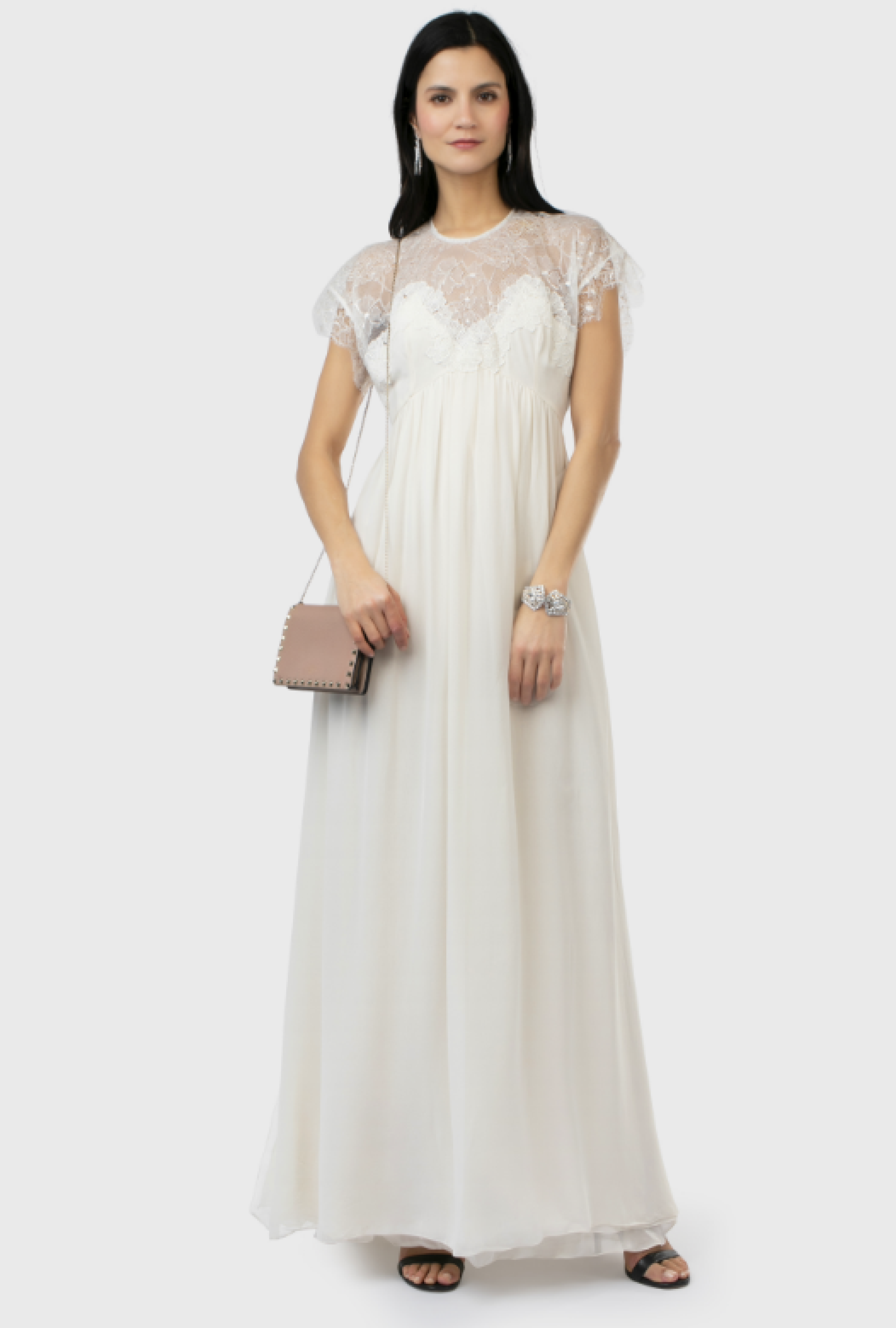 Robe Giambattista Valli Empire White