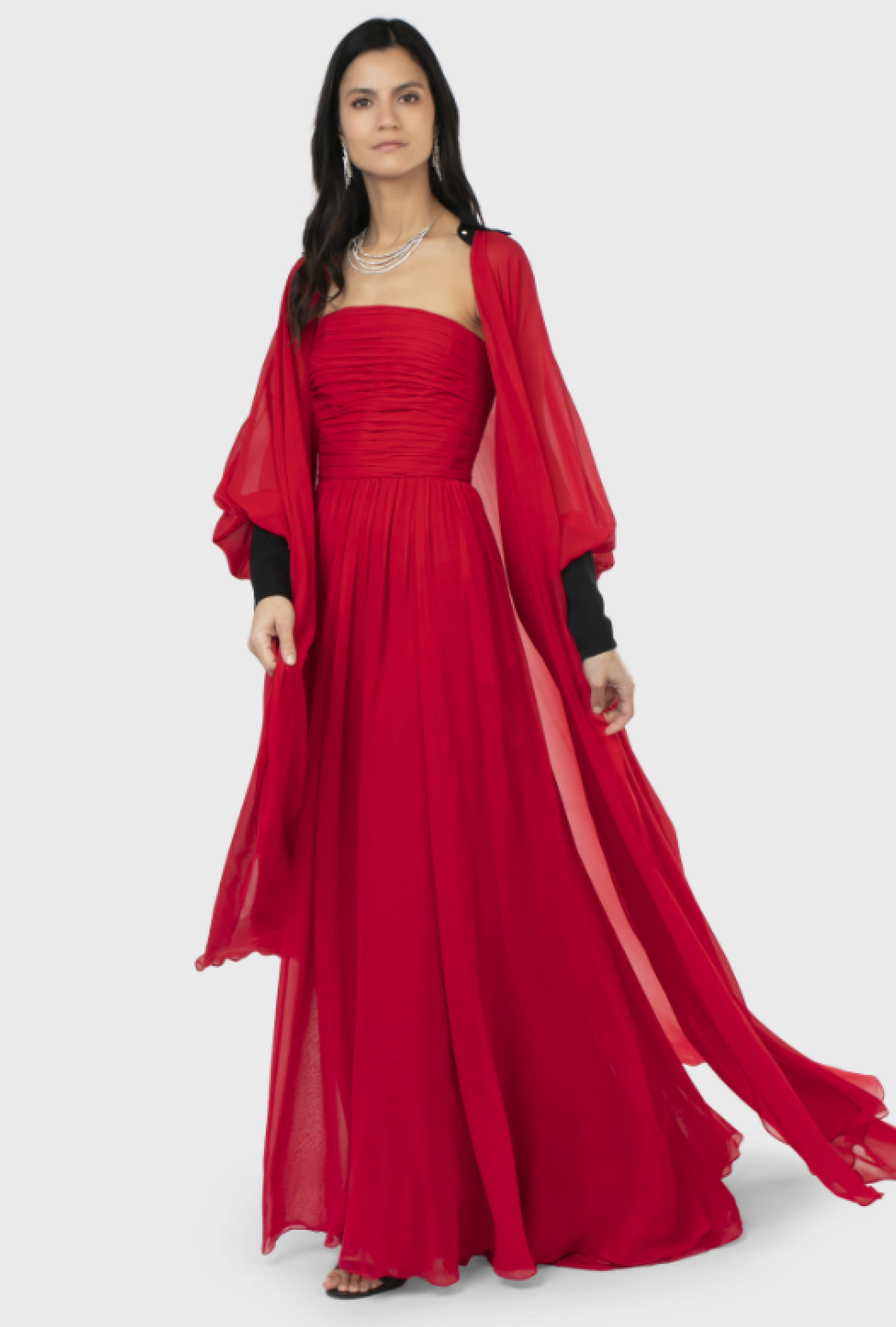 Cape Elie Saab Red Devil