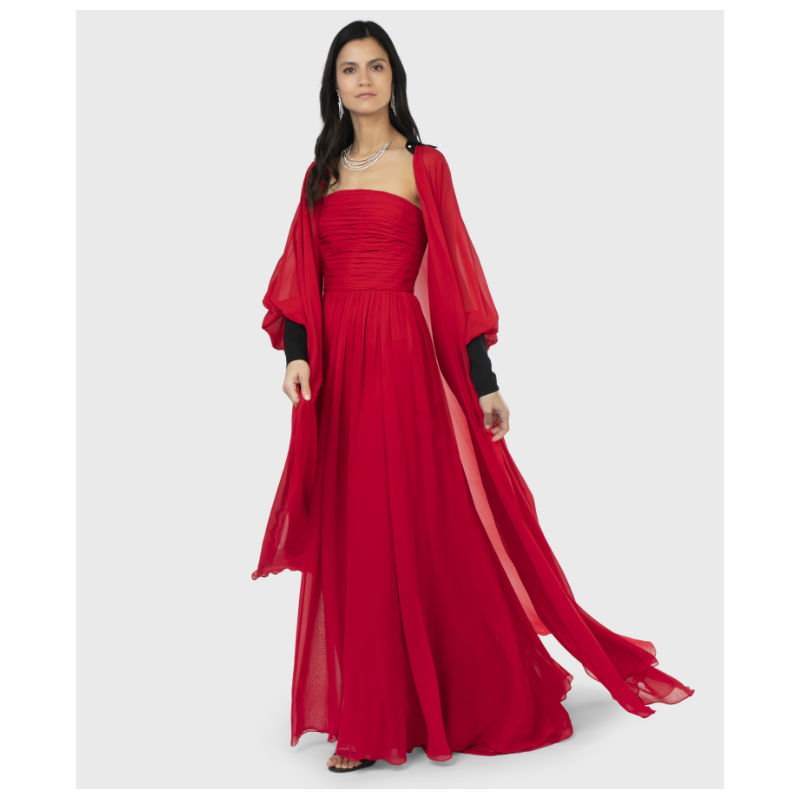 Cape Elie Saab Red Devil