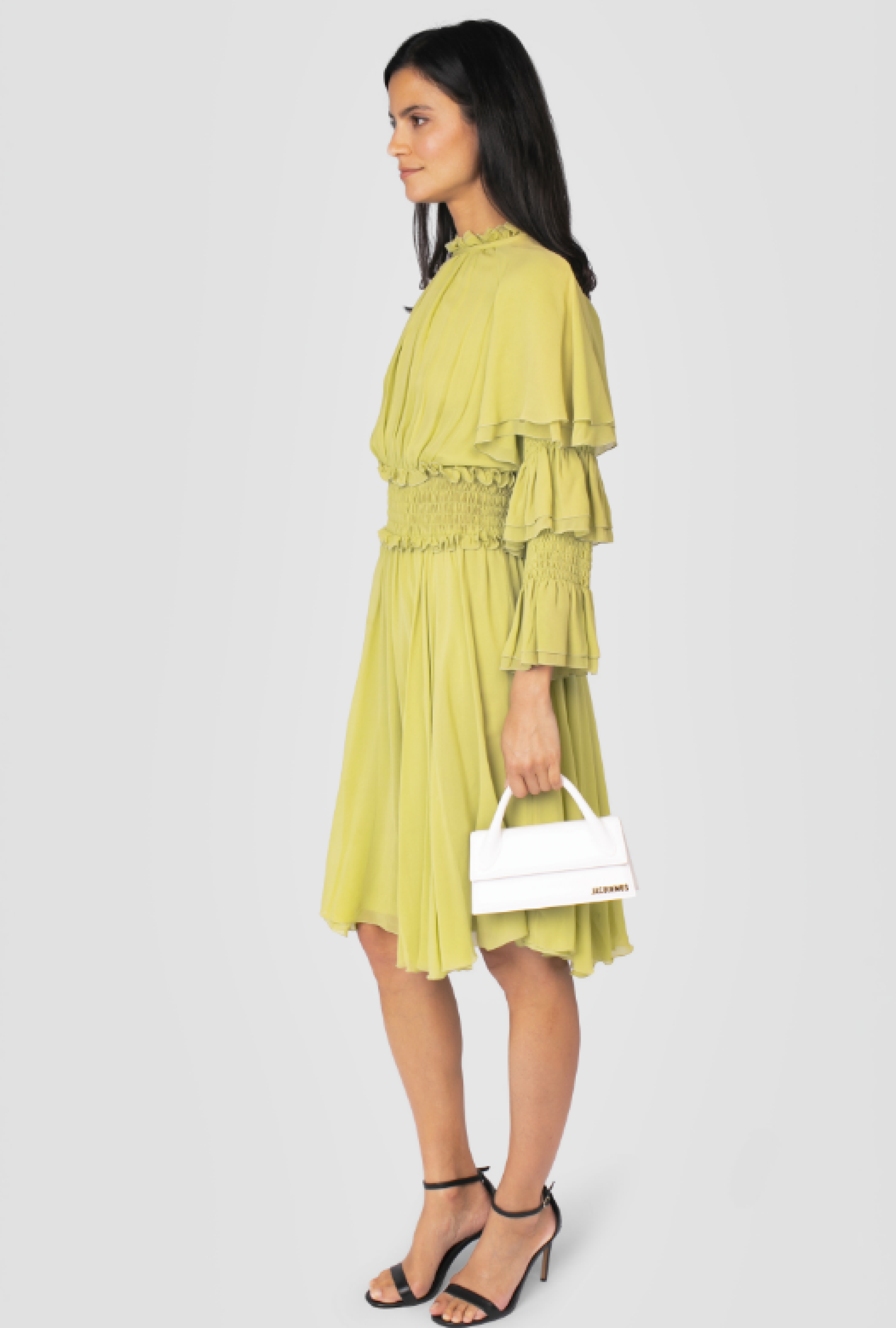 Robe Alberta Ferretti Tiered Silk