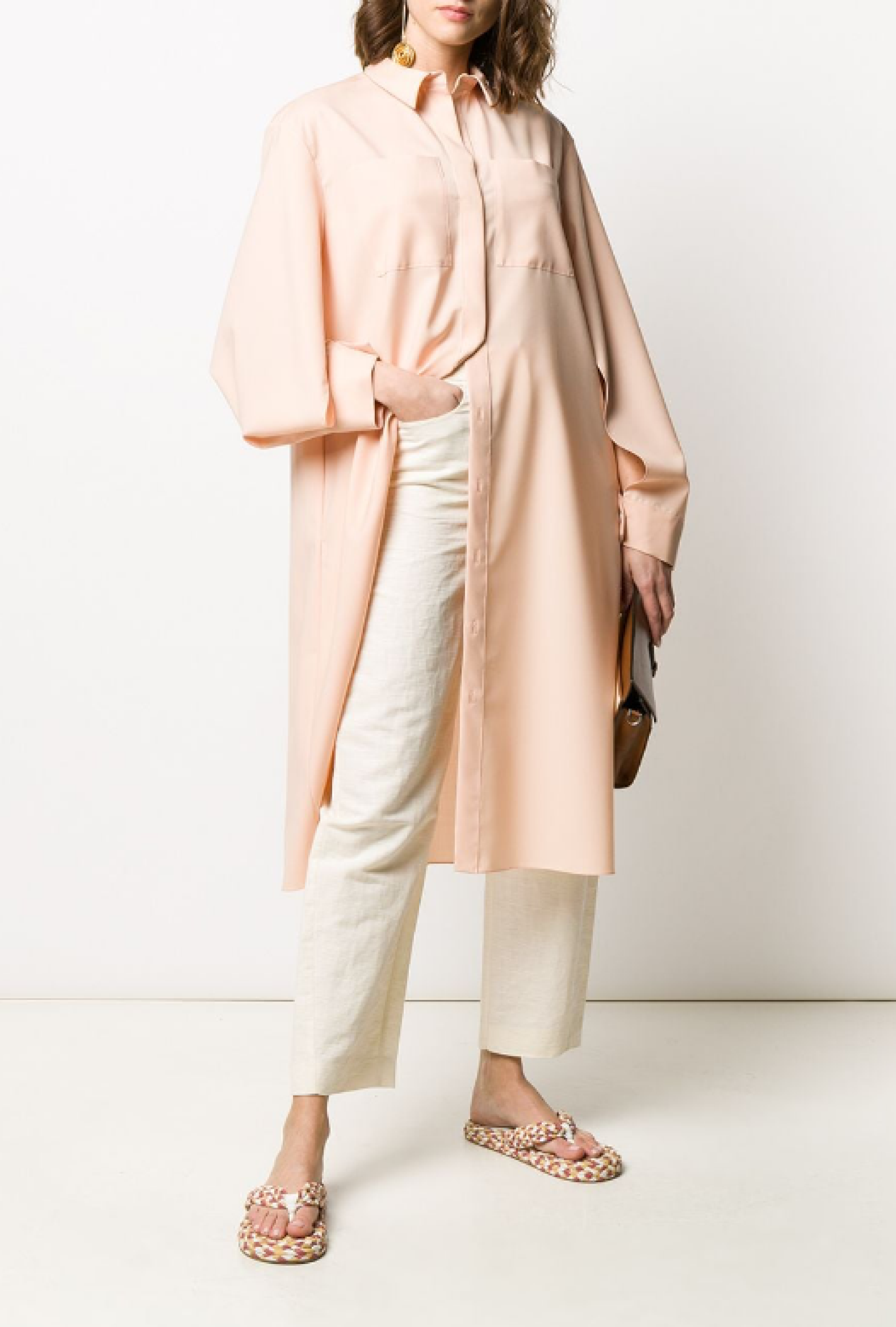 Robe Maison Rabih Kayrouz Pocket Shirt