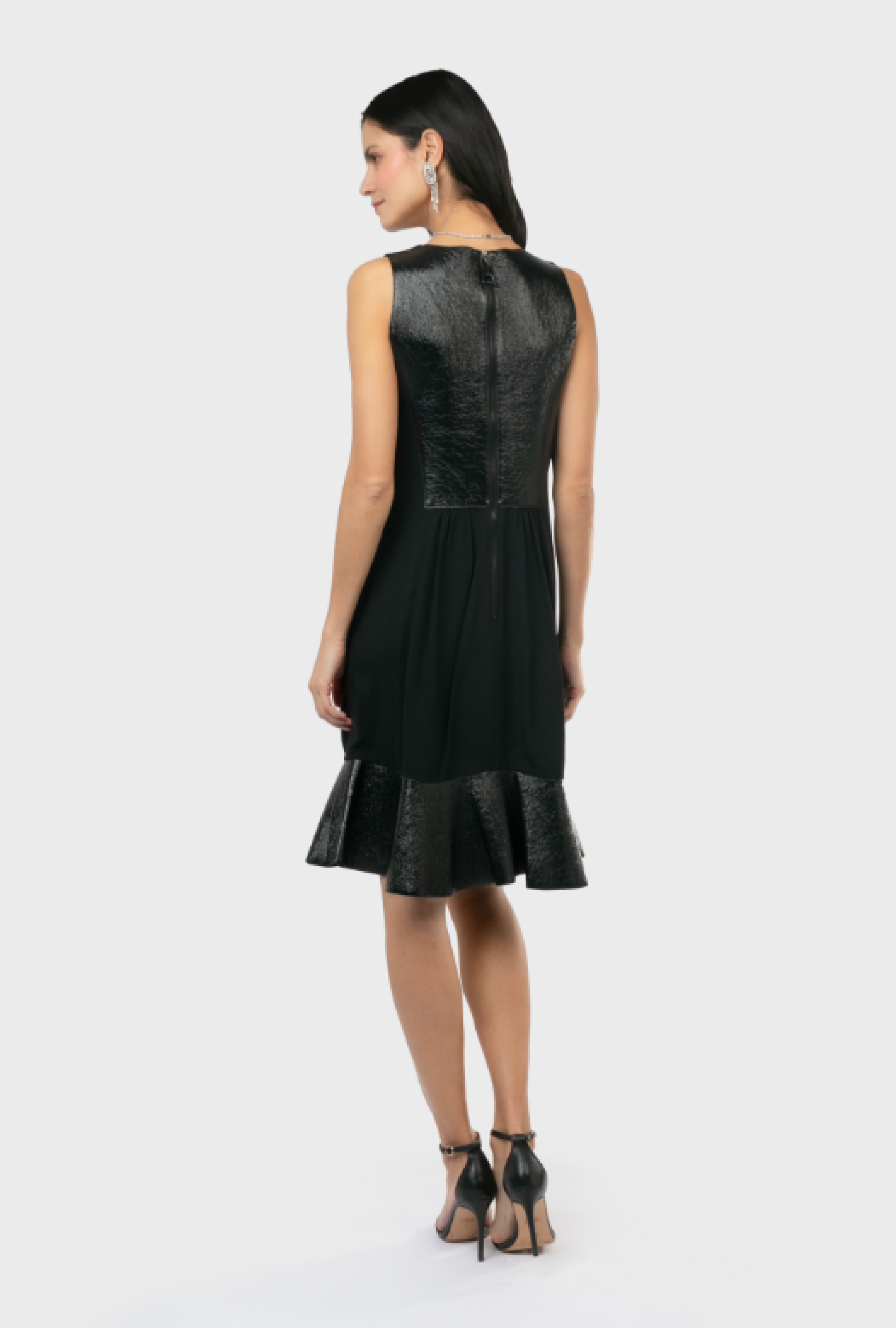 Robe Louis Vuitton Black Vinyle