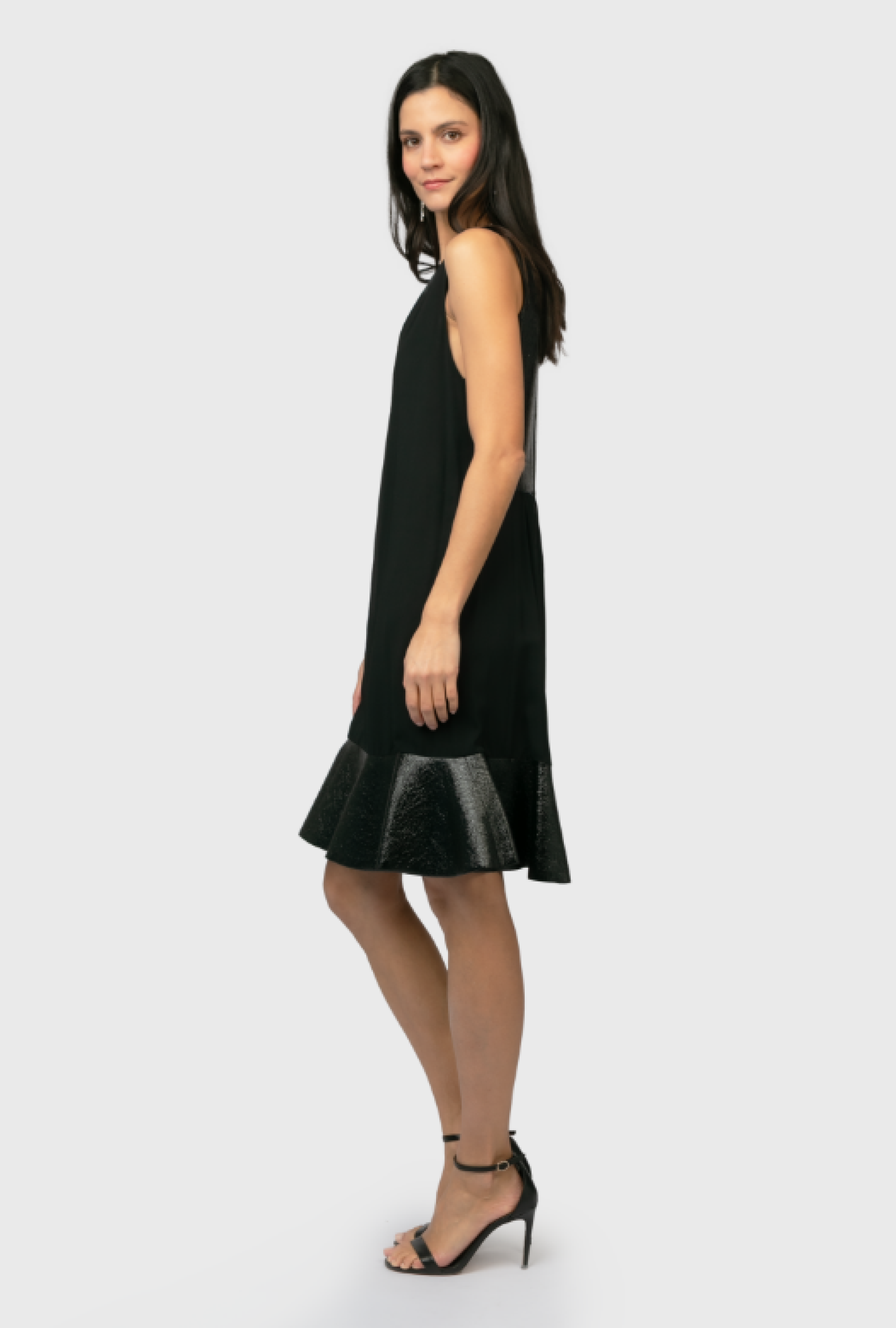 Robe Louis Vuitton Black Vinyle