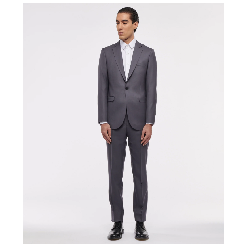 Costume Rives Paris Gris Col Classique