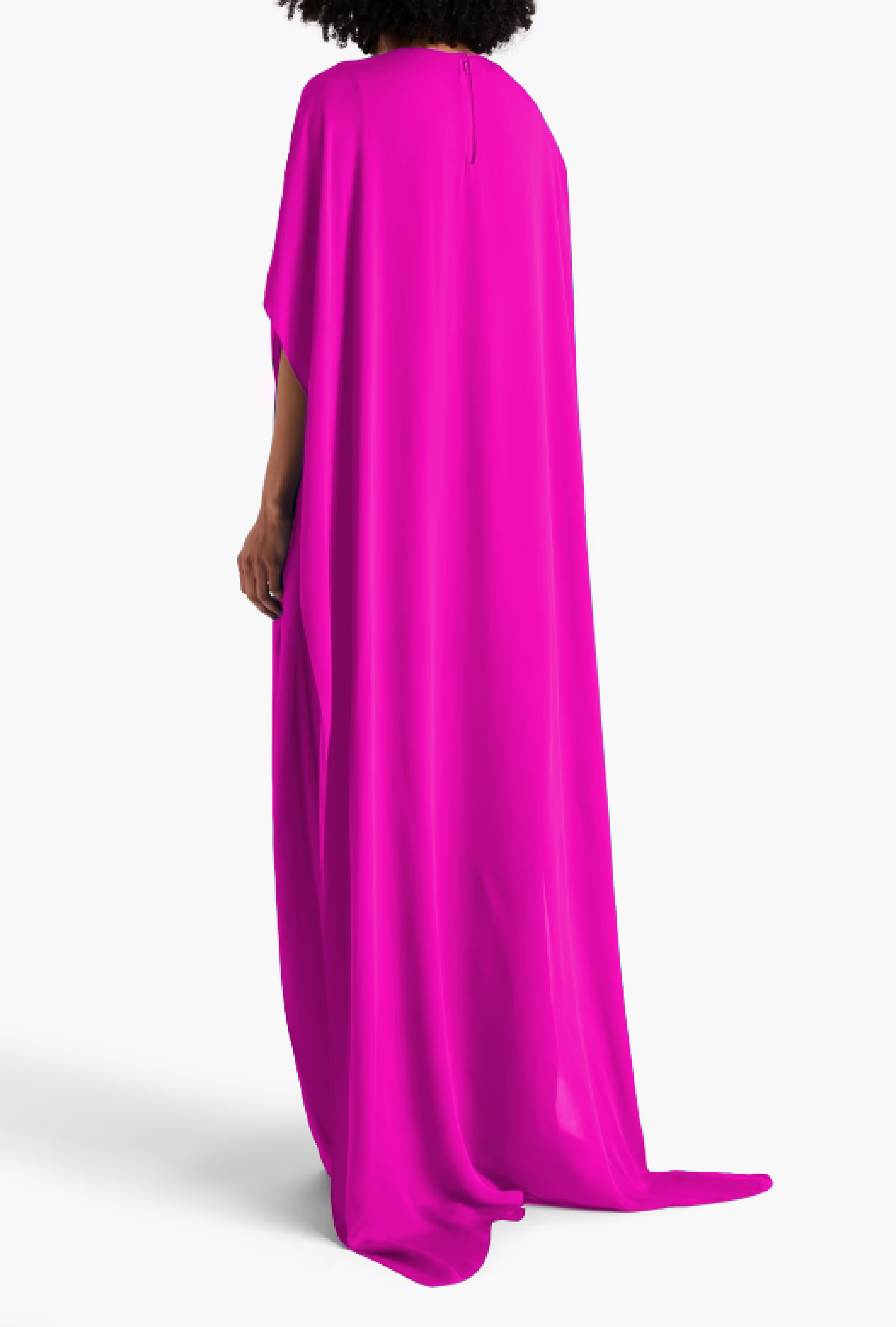 Robe Oscar de la renta Cape Rose