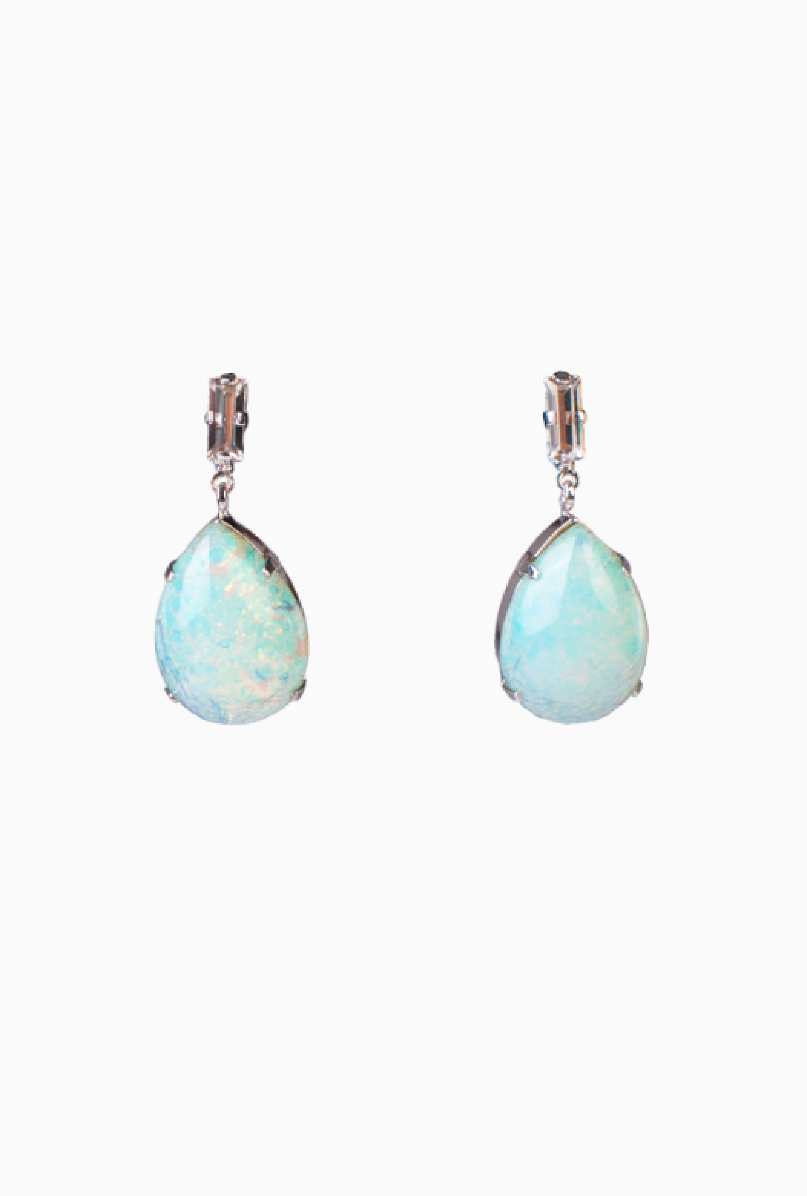 Boucles D'oreille Hélène Zubeldia Gouttes Opal Blue