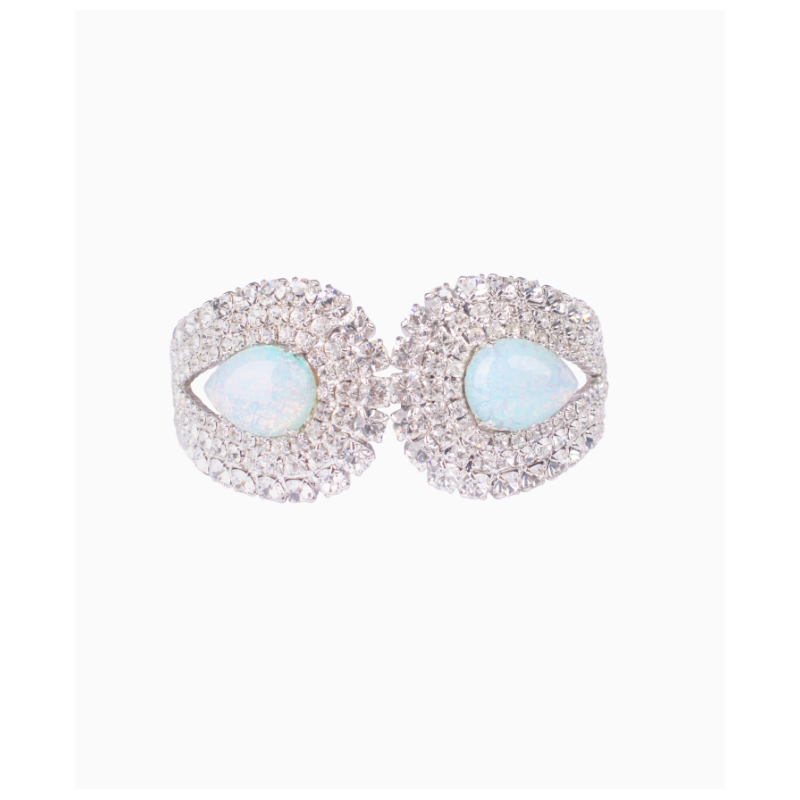 Manchette Hélène Zubeldia Duo Cristal Blue