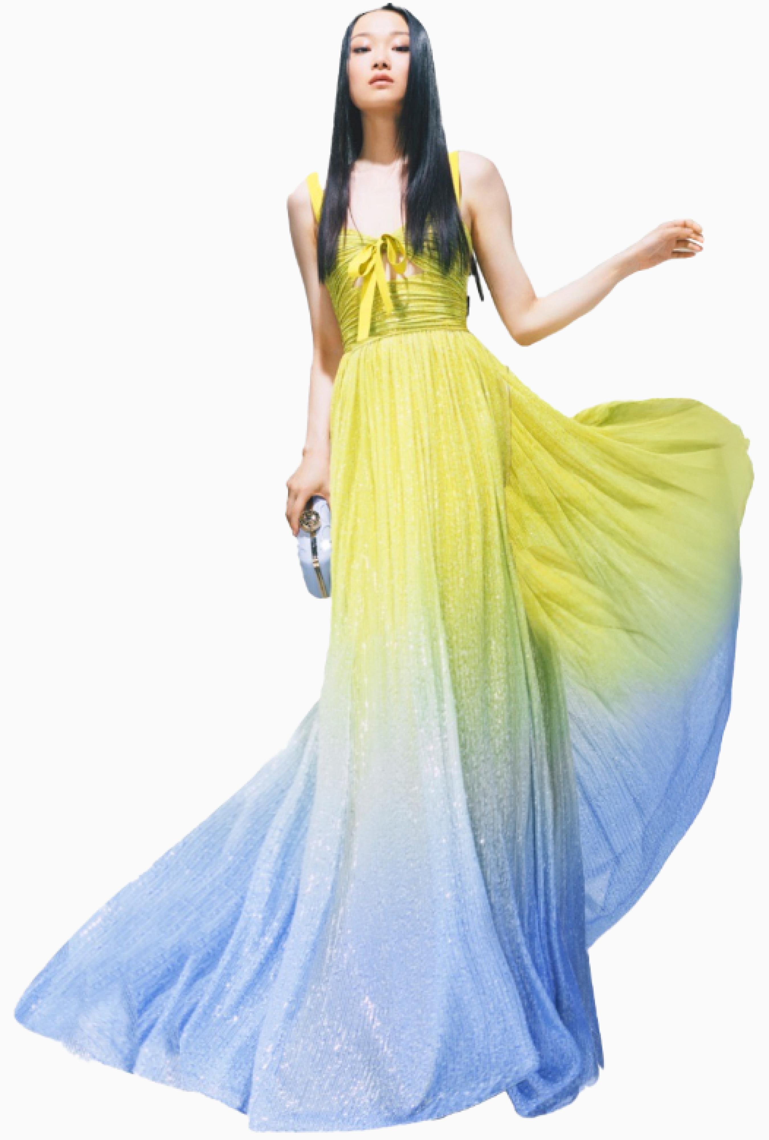 Robe Elie Saab Gradient Sequins