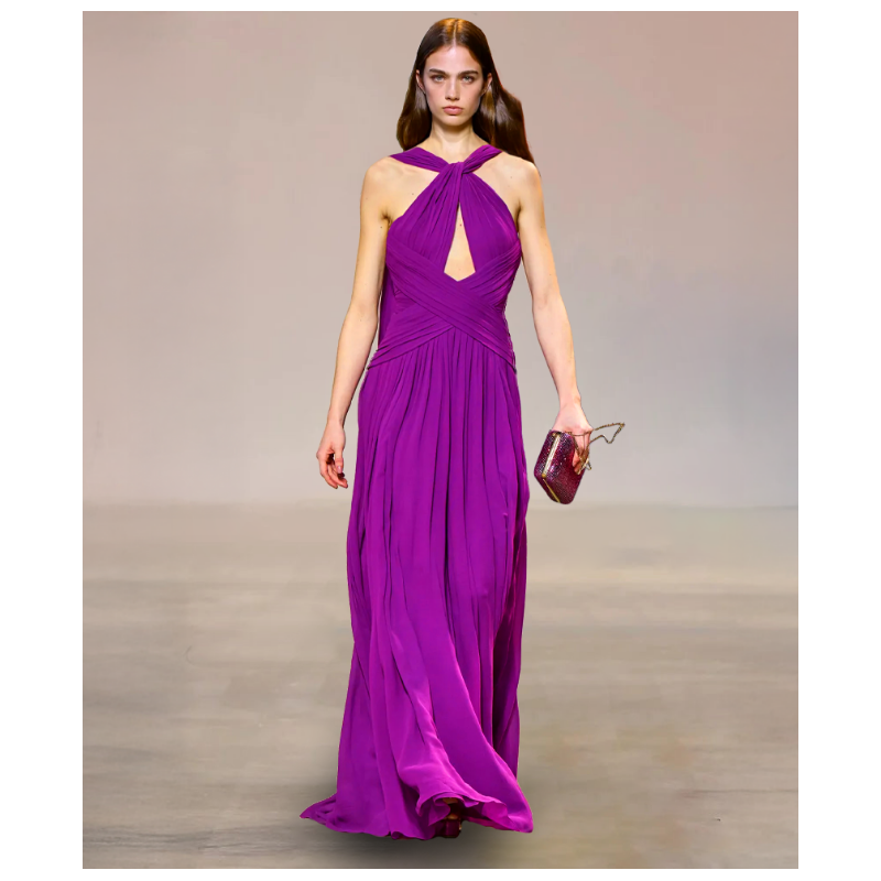 Robe Elie Saab Cape Effect