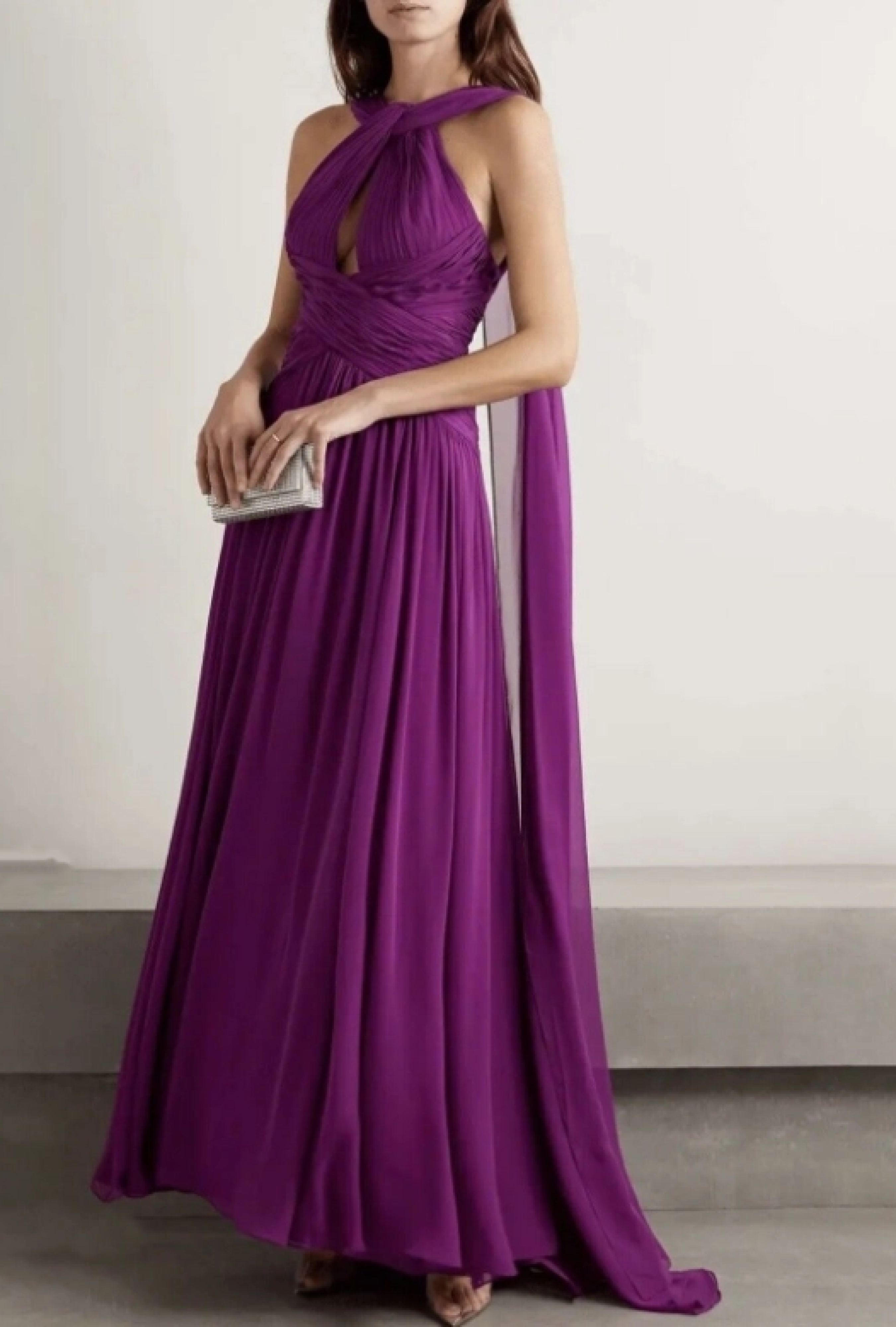 Robe Elie Saab Cape Effect