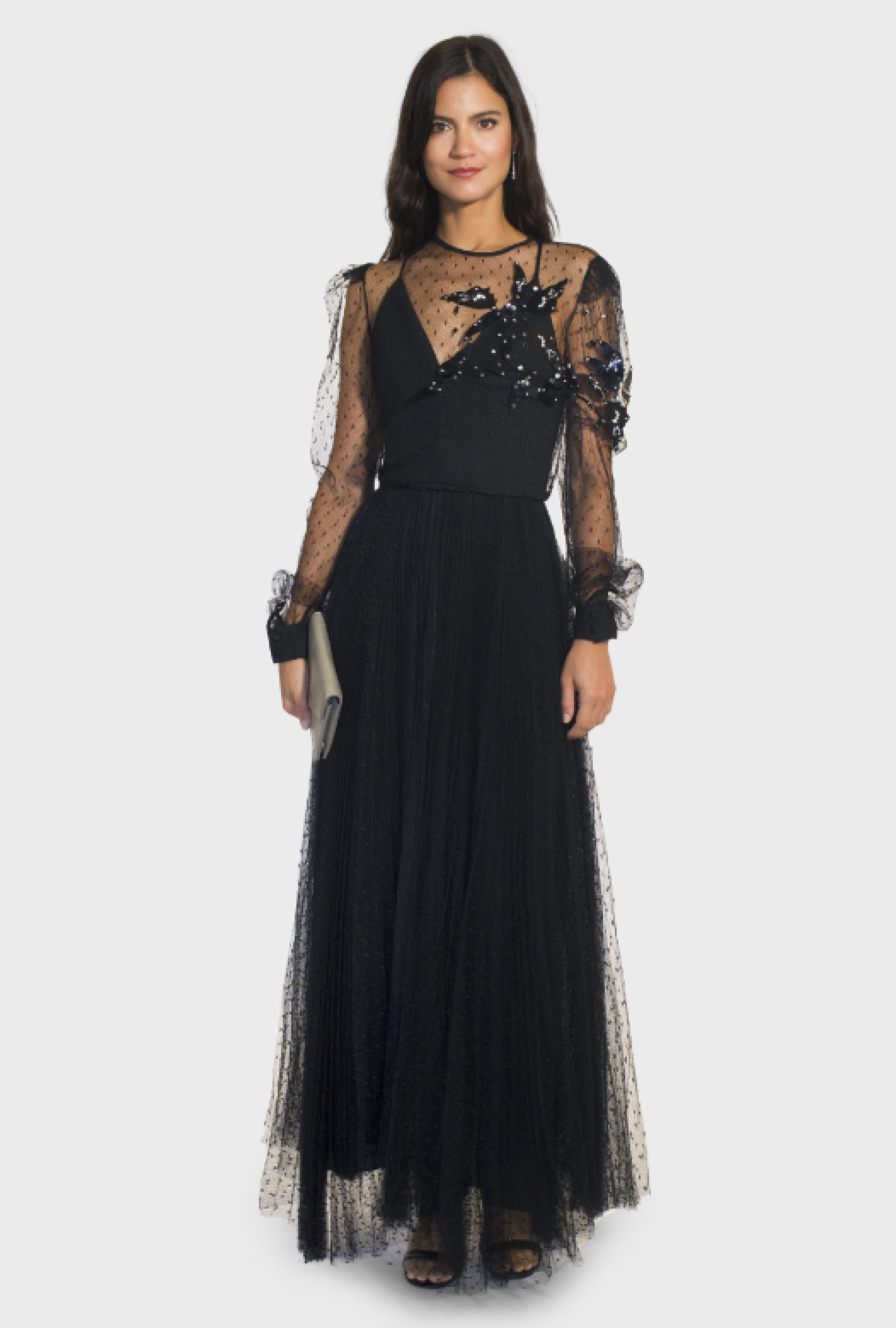 Robe Elie Saab Floral Lace