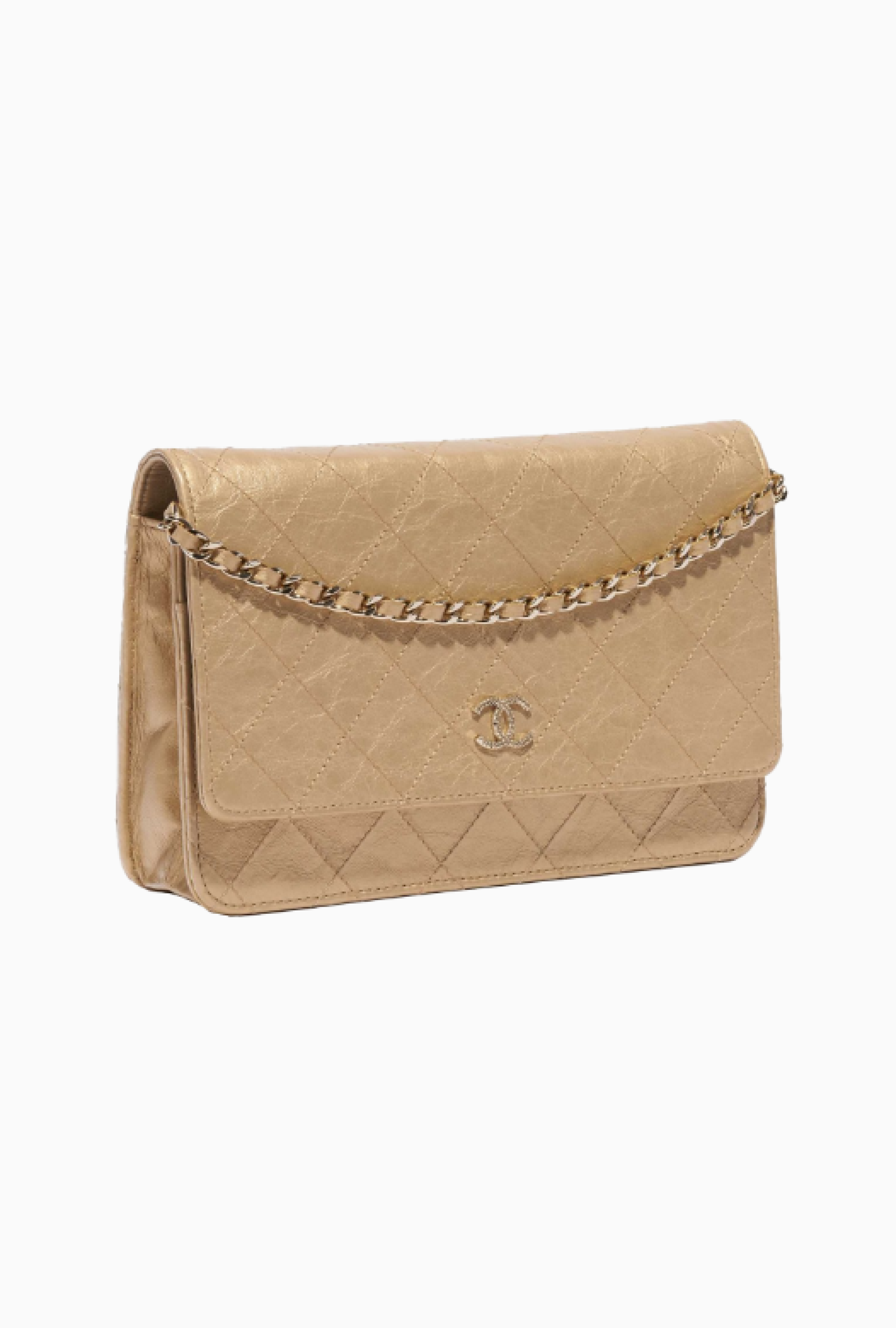 Sac Chanel Agneau Doré