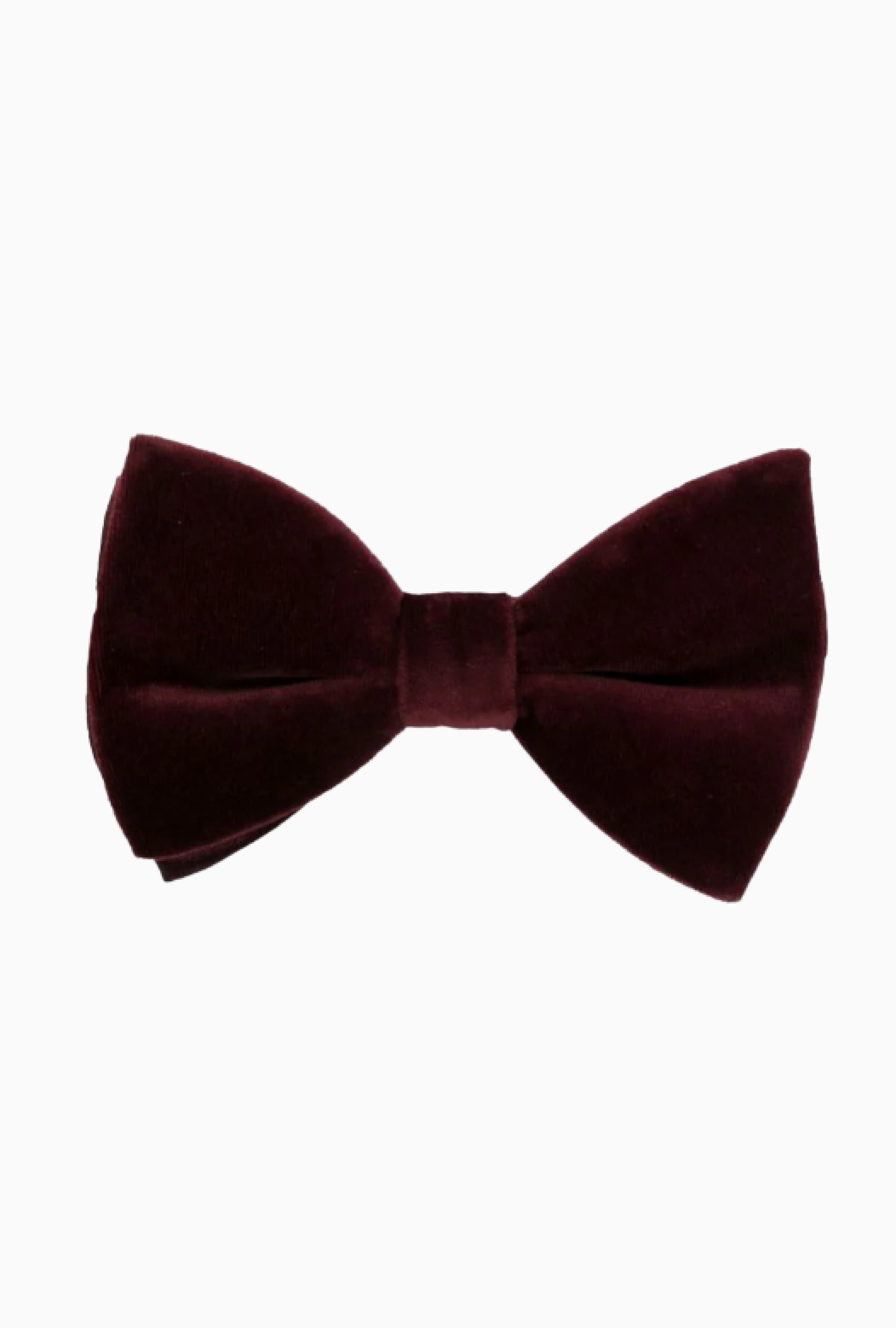 Noeud Papillon Fursac Velours Bordeaux