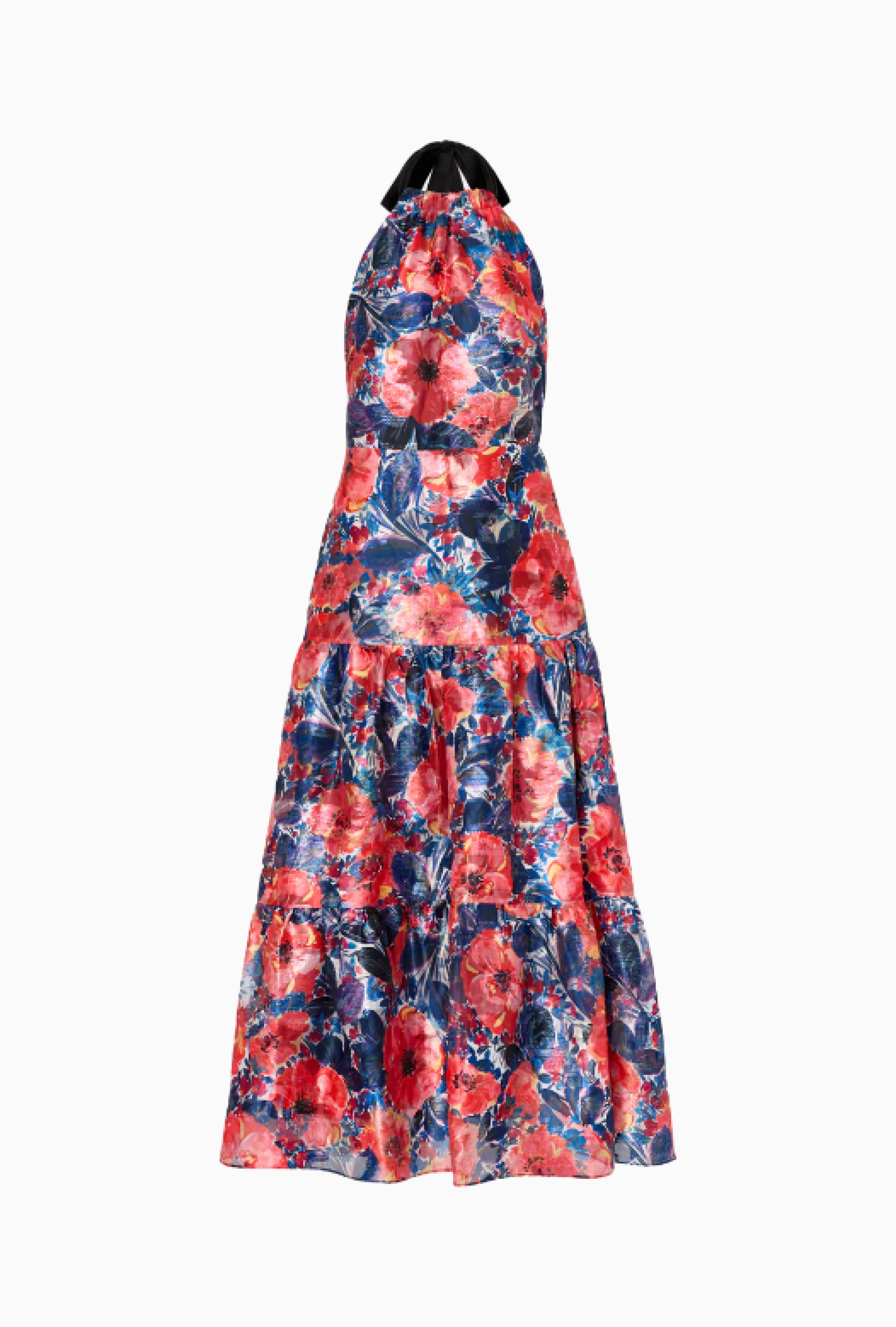 Robe Milly Hayden Watercolor Poppy Jacquard