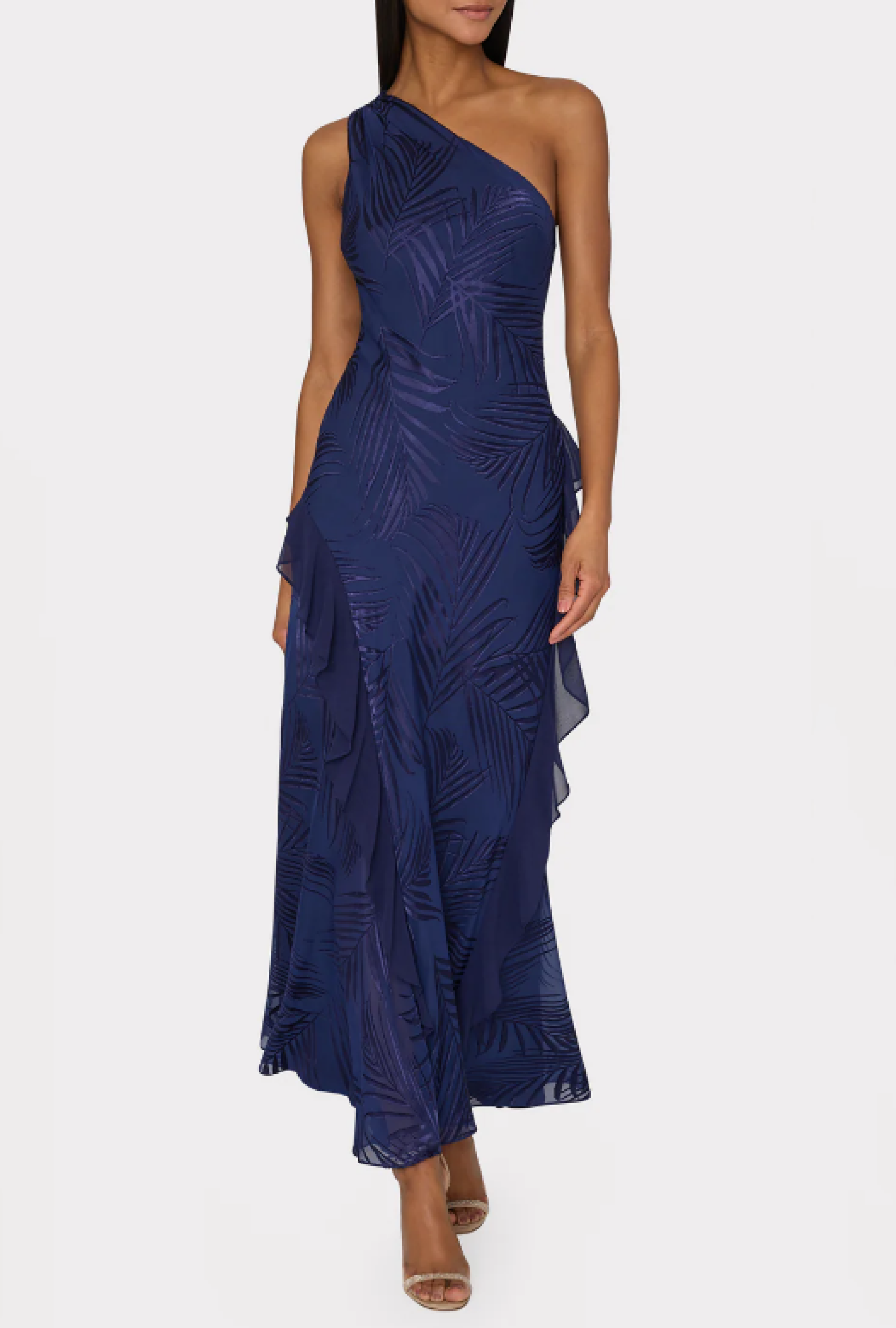 Robe Milly Ryanna Chiffon Bleue