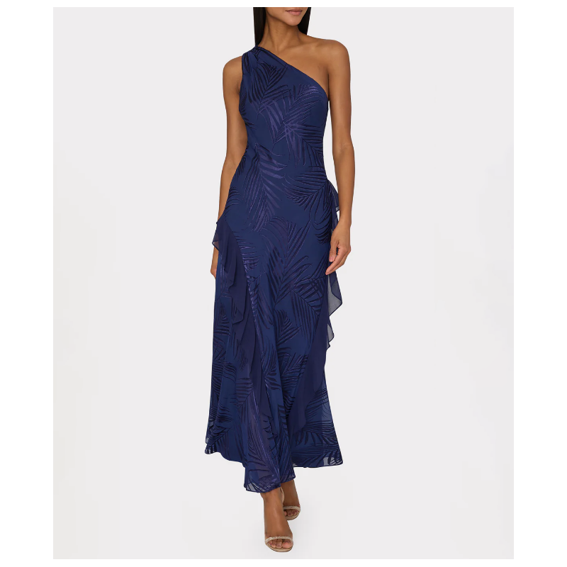 Robe Milly Ryanna Chiffon Bleue