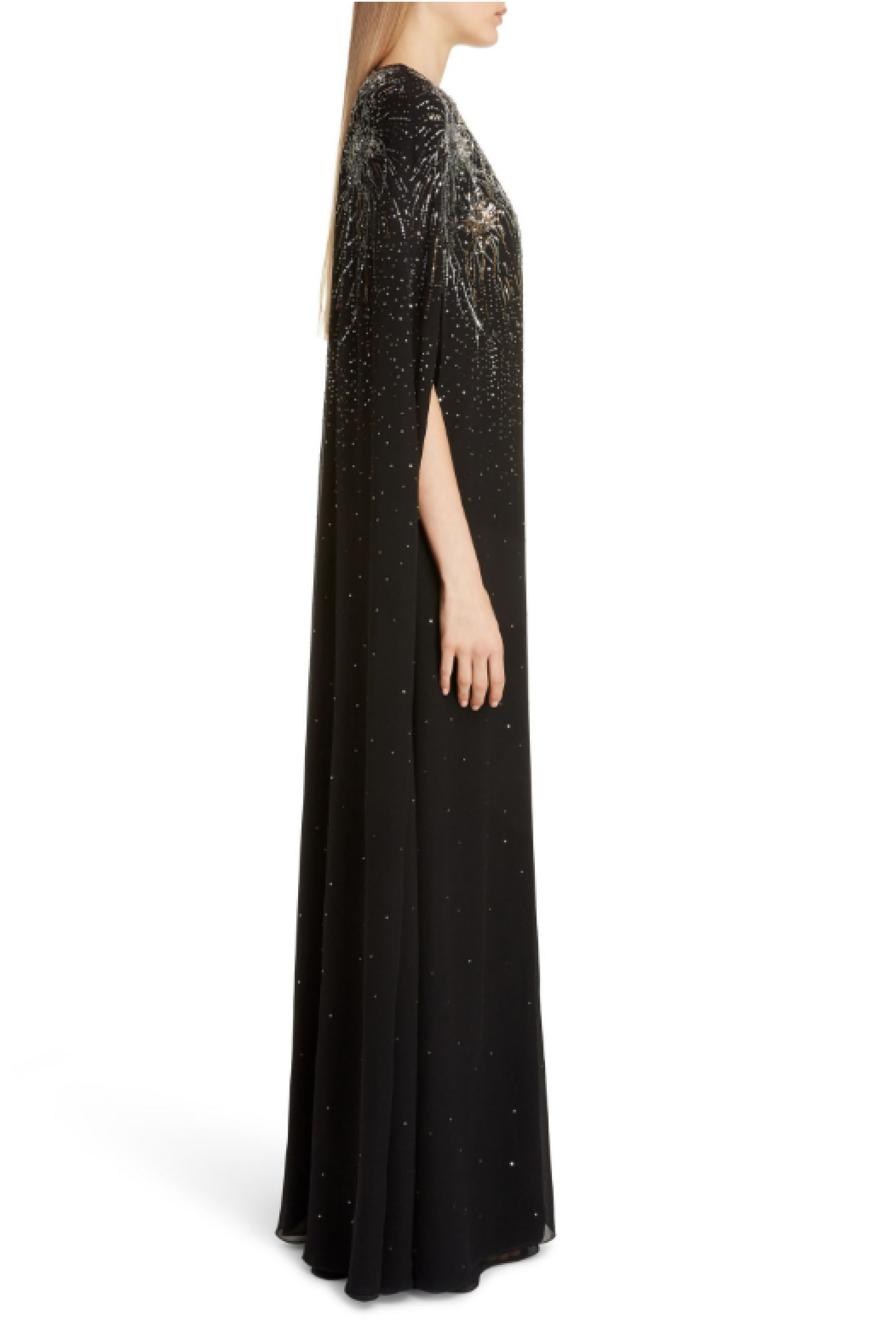 Cape Givenchy Metallic Firework