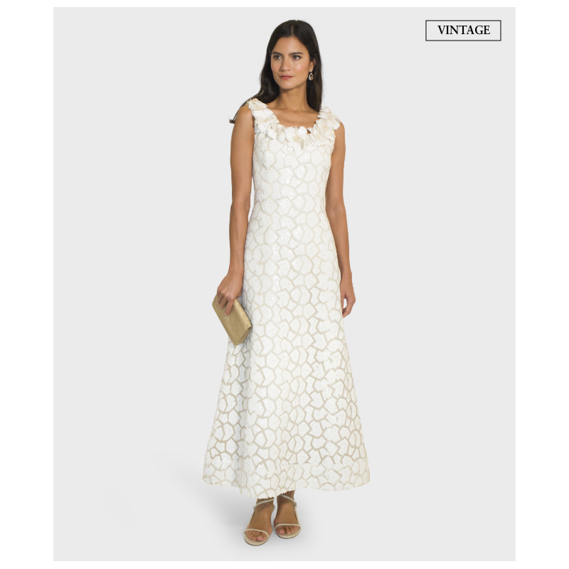 Robe Balmain Petals White
