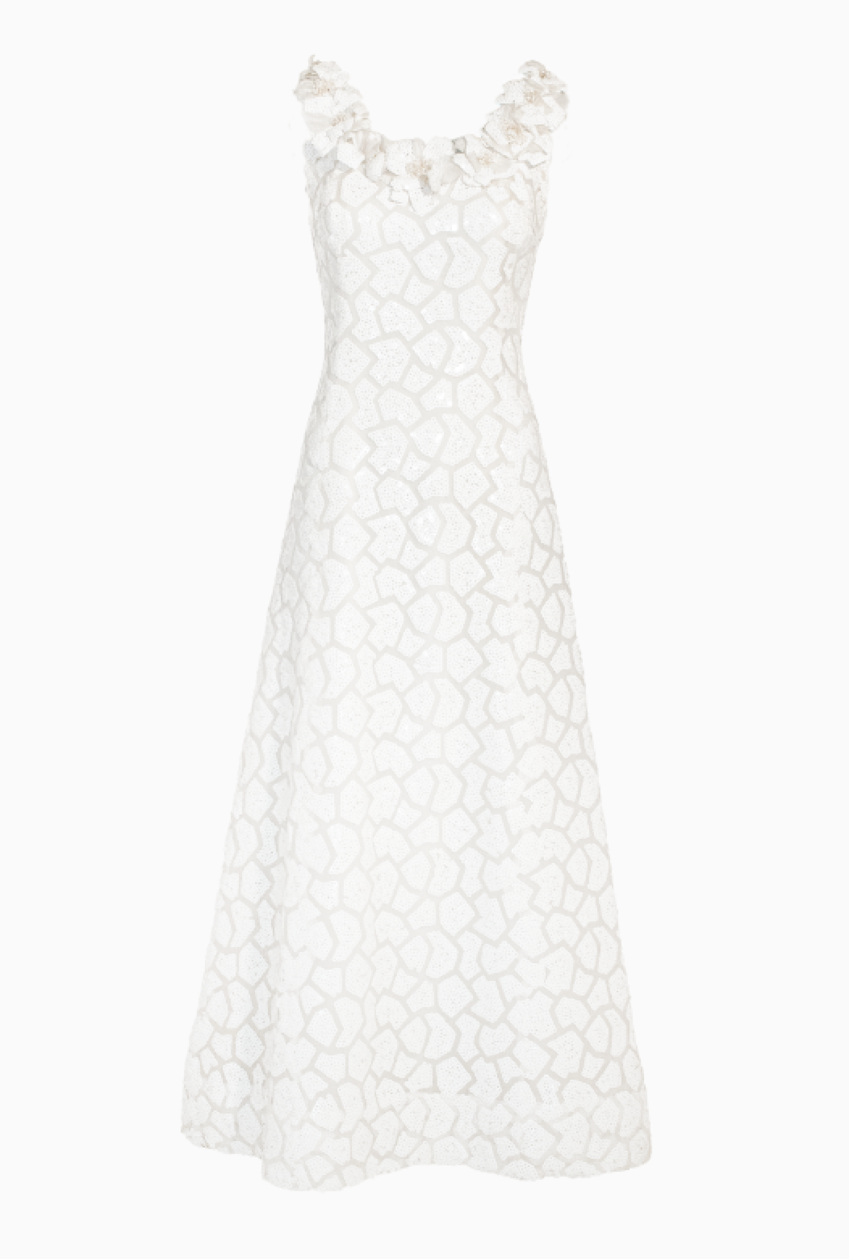 Robe Balmain Petals White