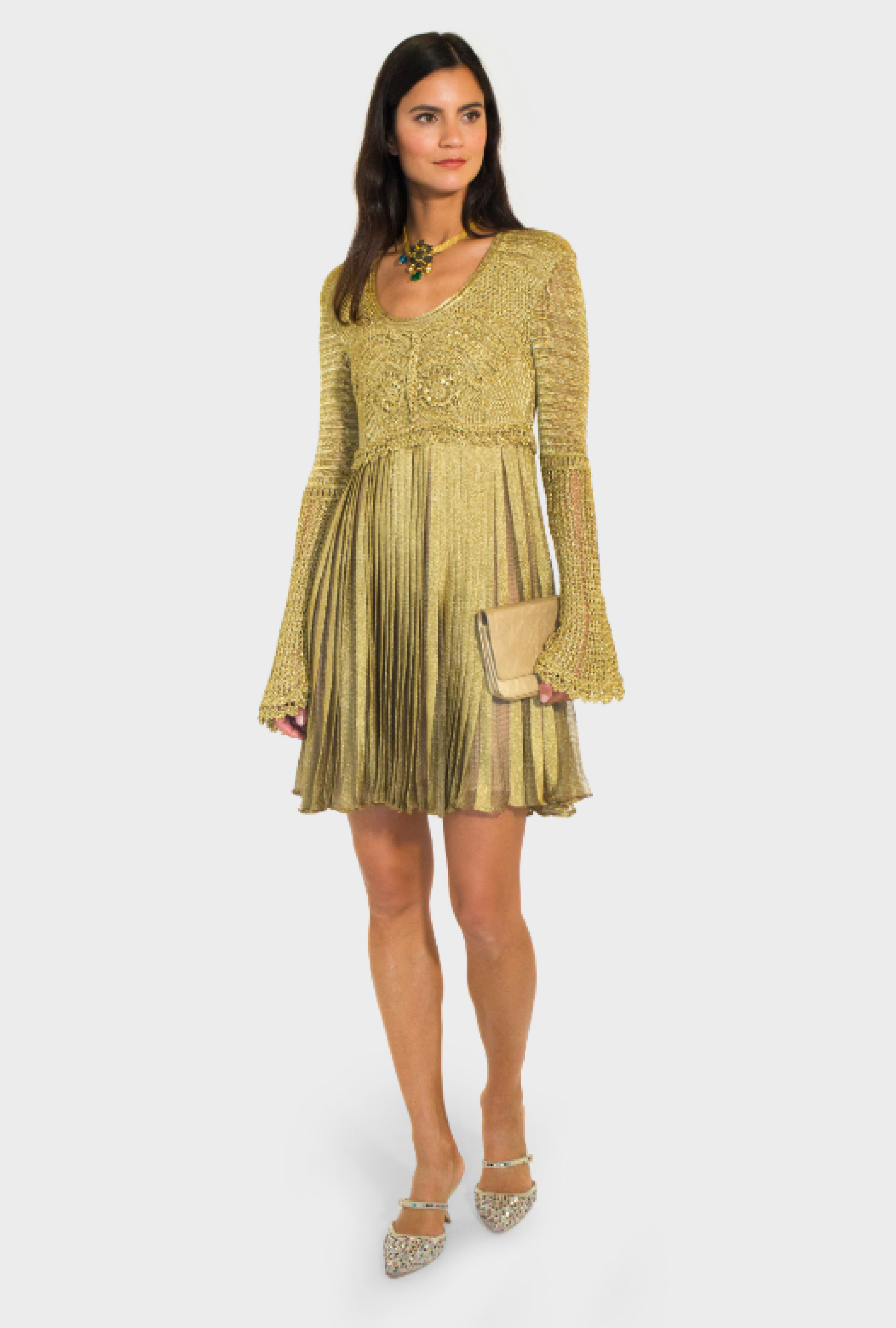 Robe Alberta Ferretti Golden