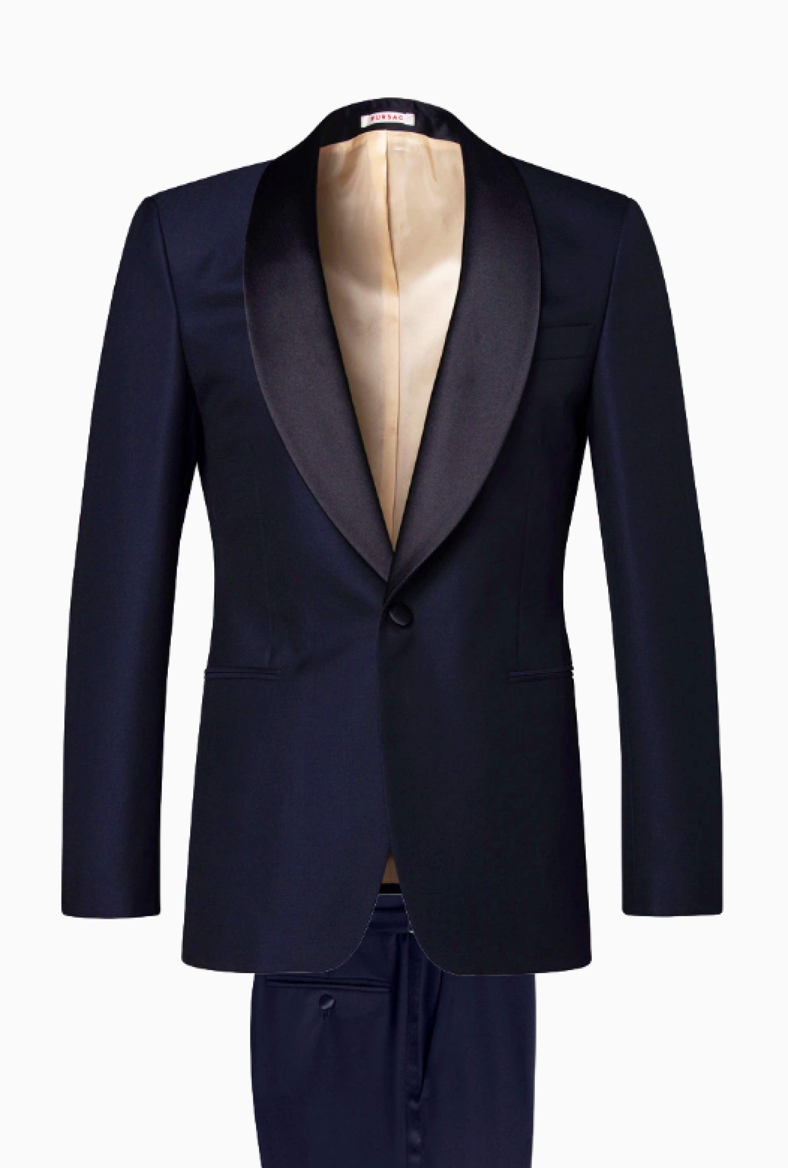 Smoking Fursac Marine Doublure Beige