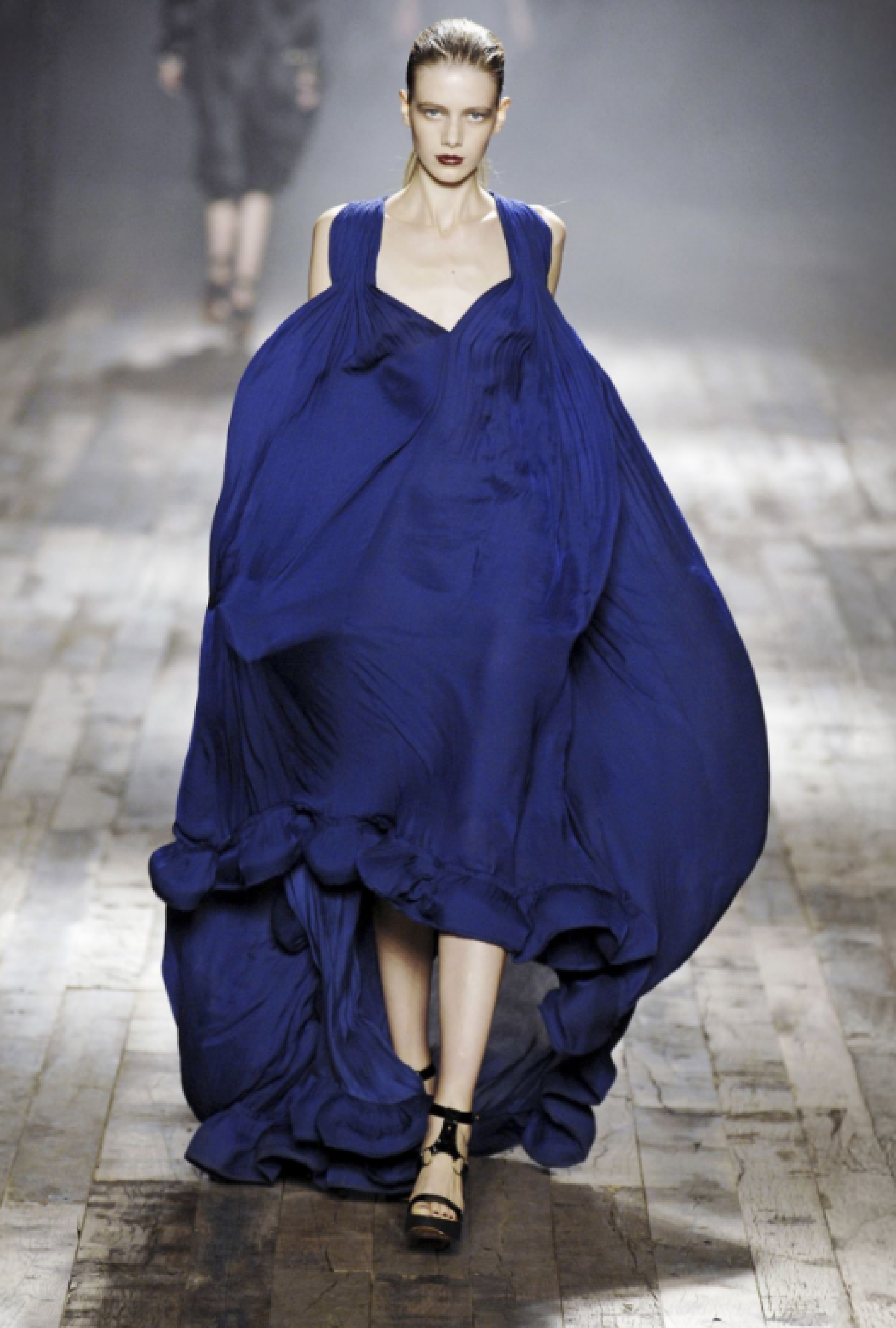 Robe Lanvin Charmeuse Indigo