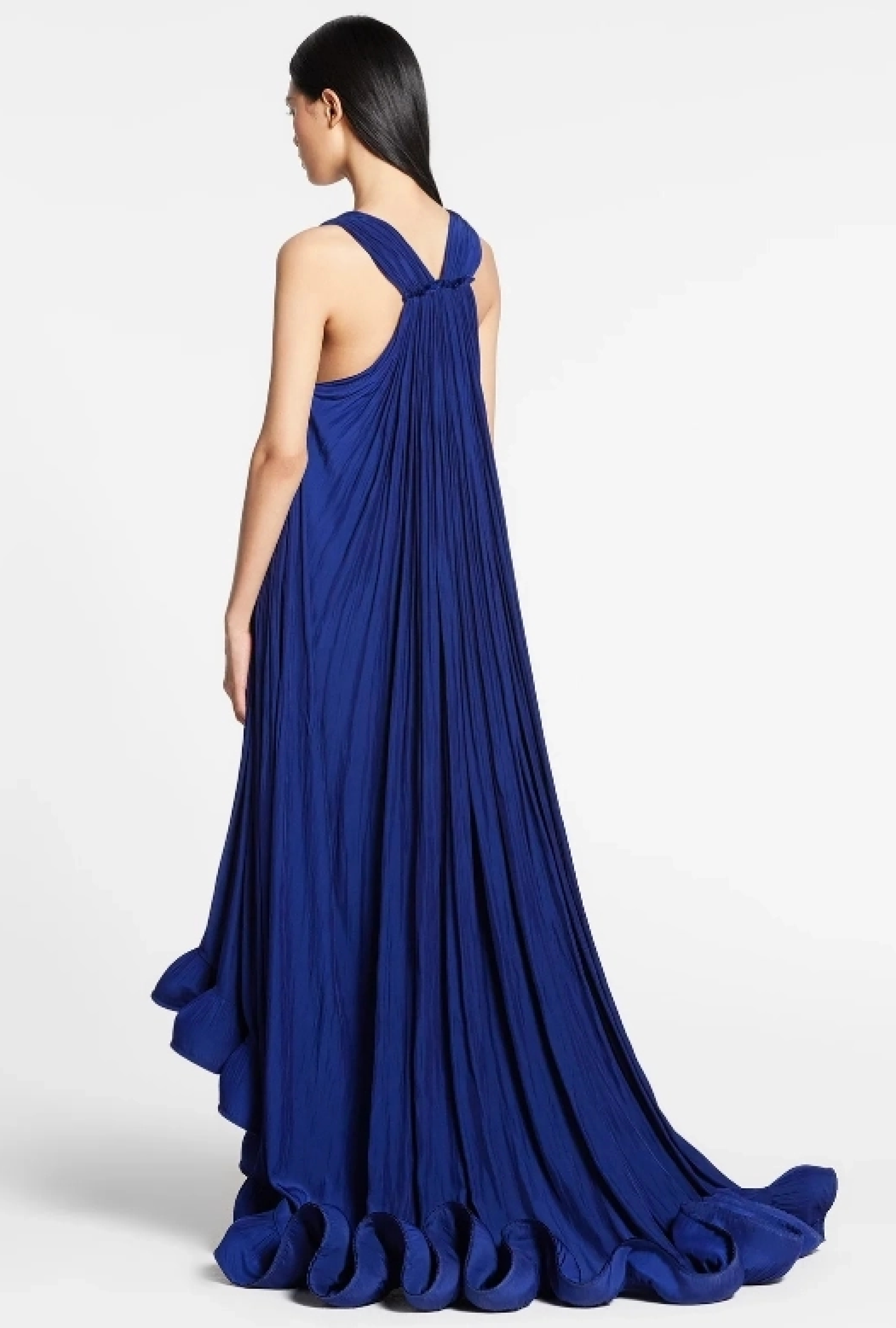 Robe Lanvin Charmeuse Indigo
