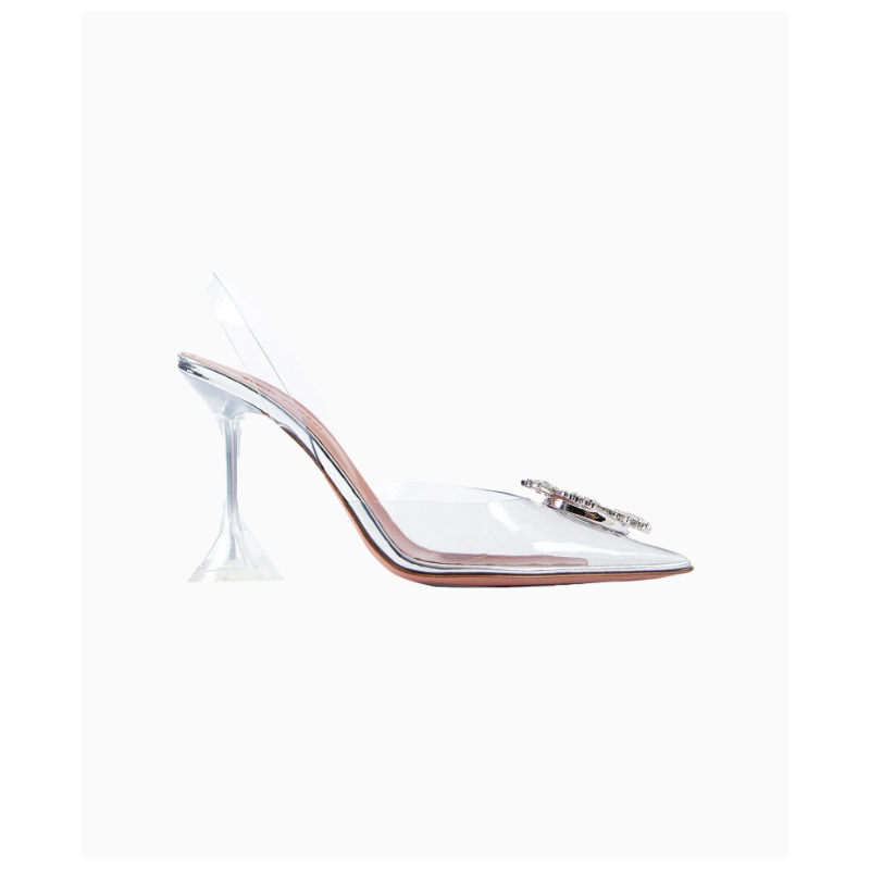 Chaussures Amina Muaddi Begum Glass Slingback