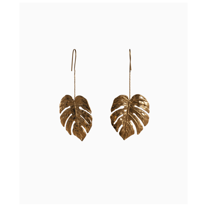 Boucles D'Oreilles Aurelie Bidermann Feuilles D'Or