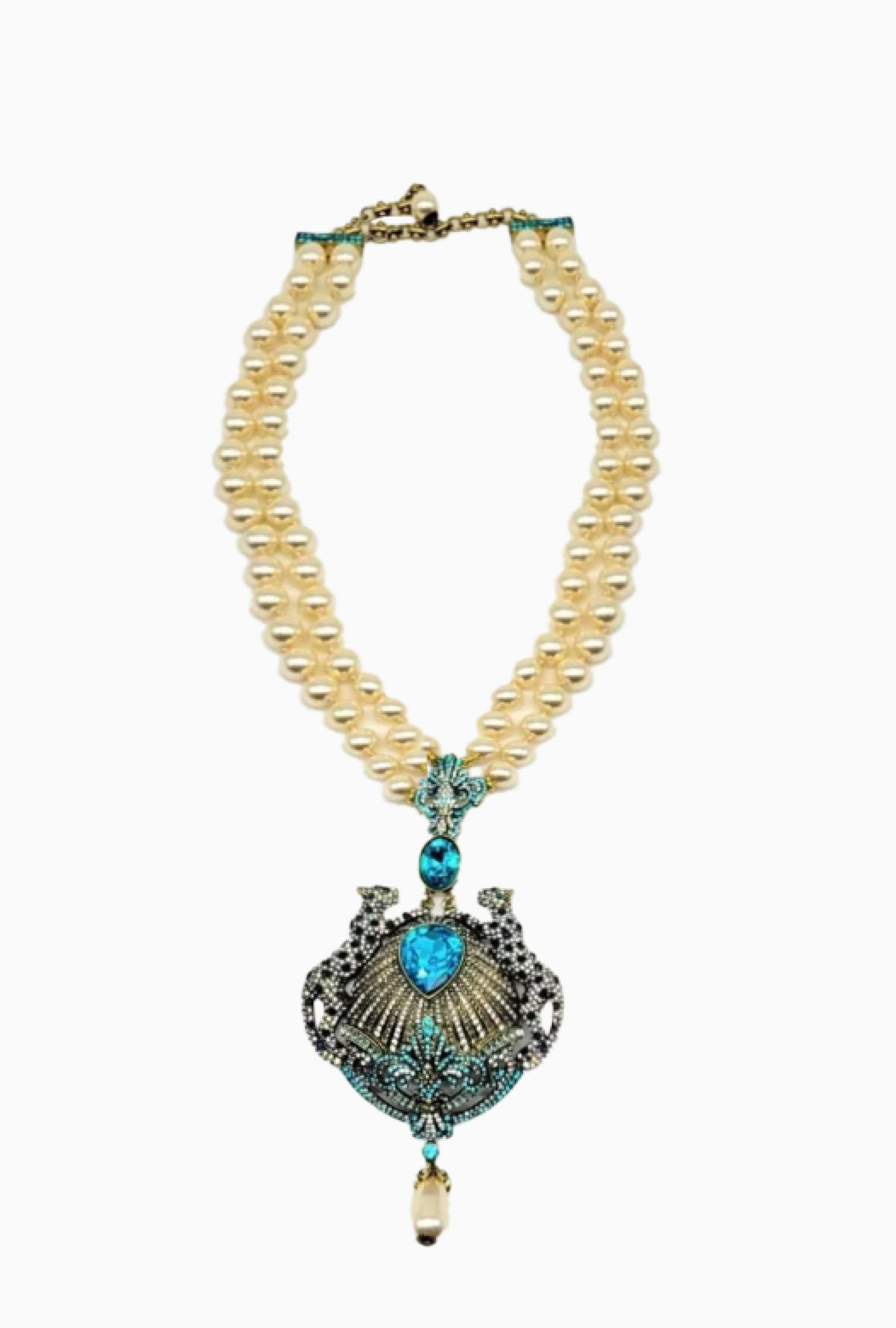 Collier Vintage Titanic Blue