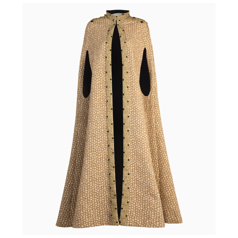 Cape Fadila El Gadi Brocart Doré