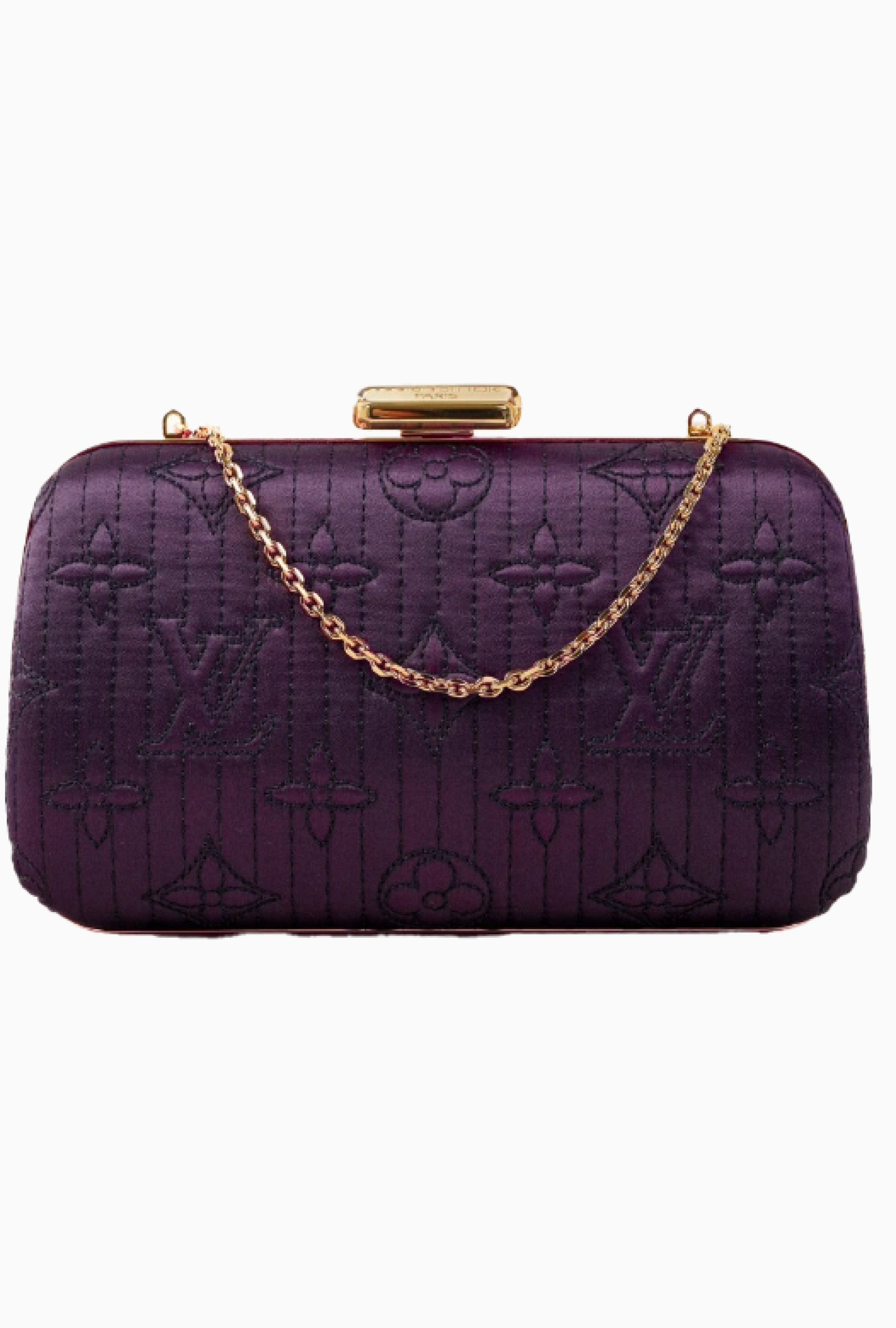Sac Louis Vuitton Minaudière Plum Monogram