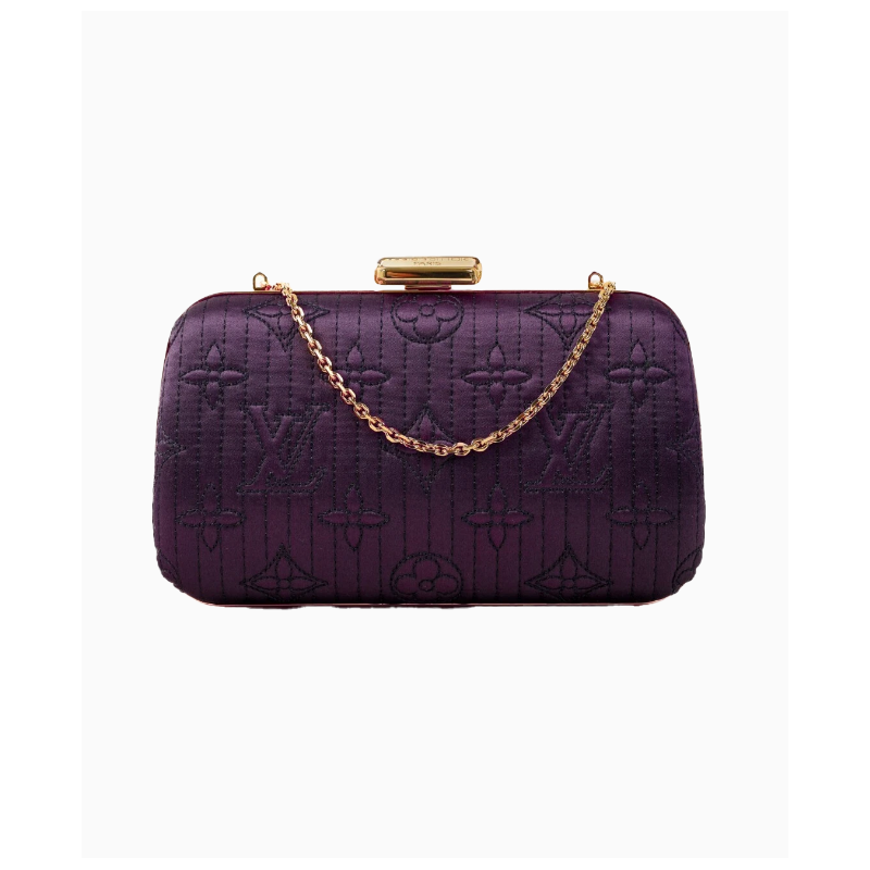 Sac Louis Vuitton Minaudière Plum Monogram
