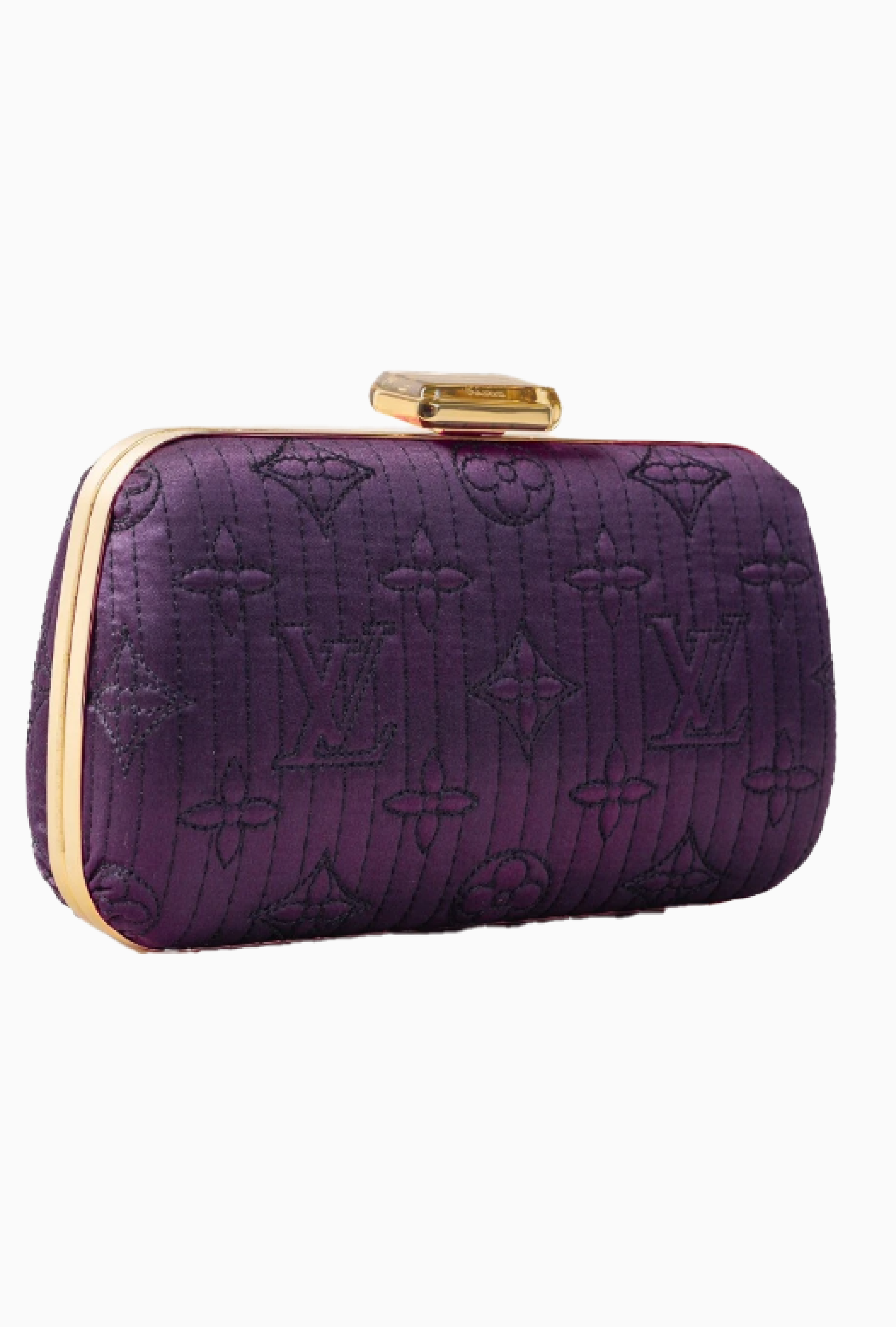 Sac Louis Vuitton Minaudière Plum Monogram