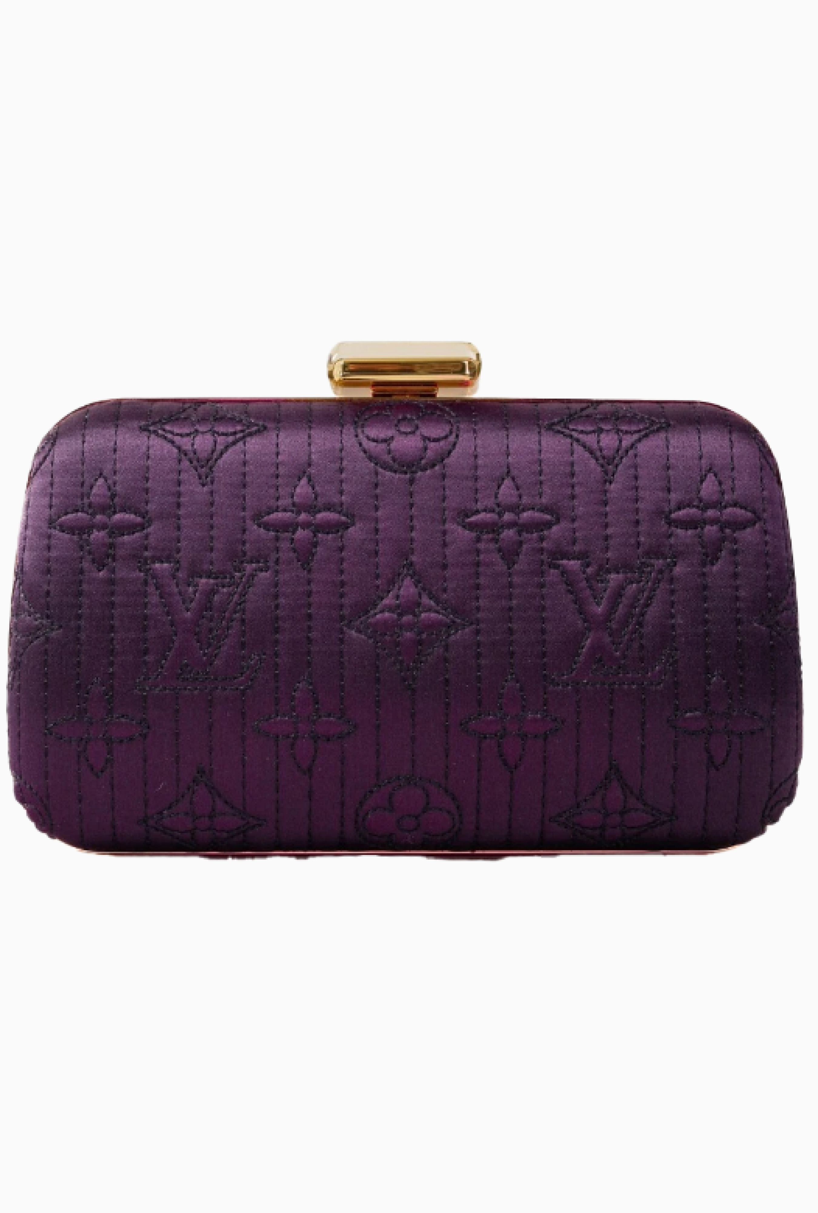 Sac Louis Vuitton Minaudière Plum Monogram
