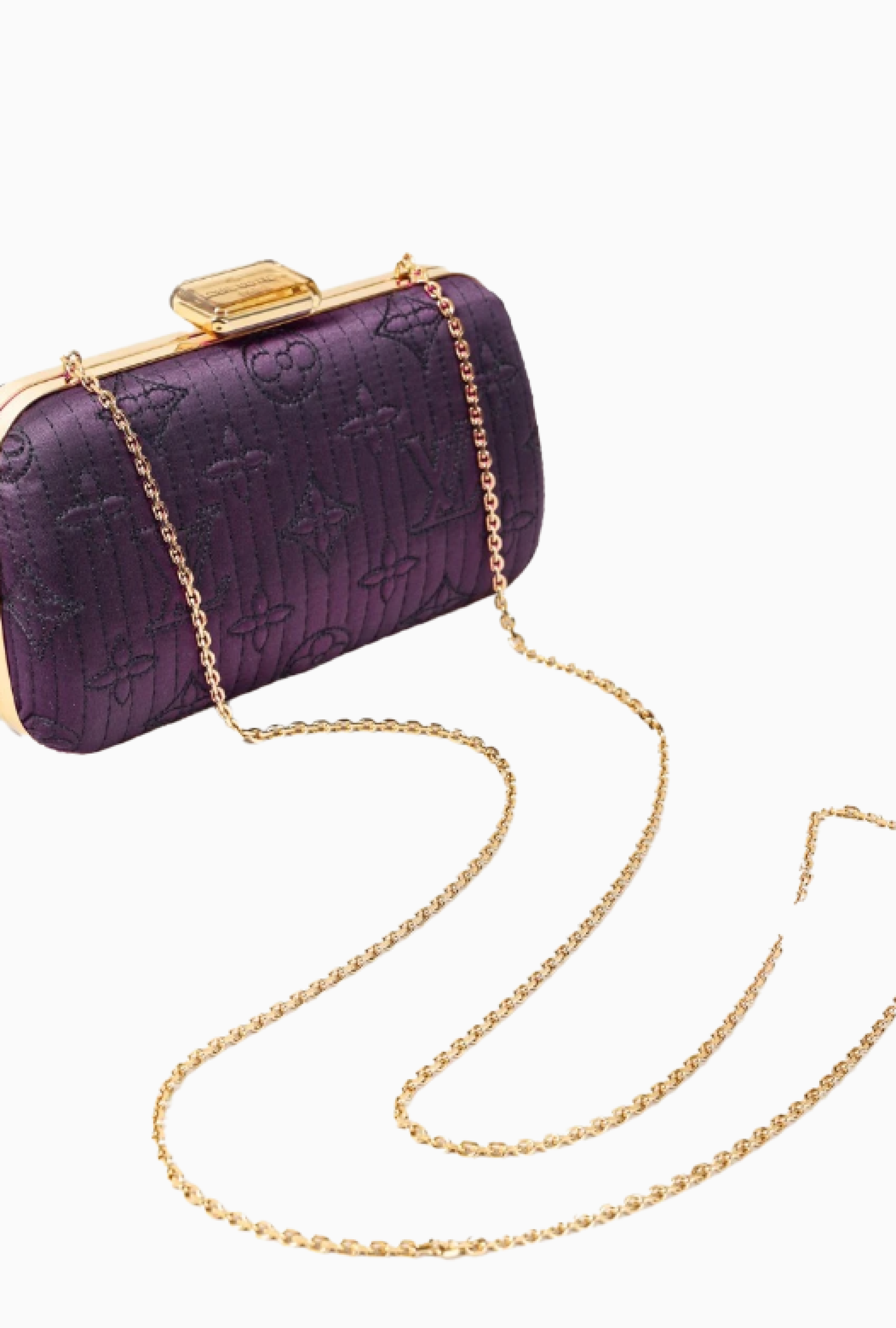 Sac Louis Vuitton Minaudière Plum Monogram