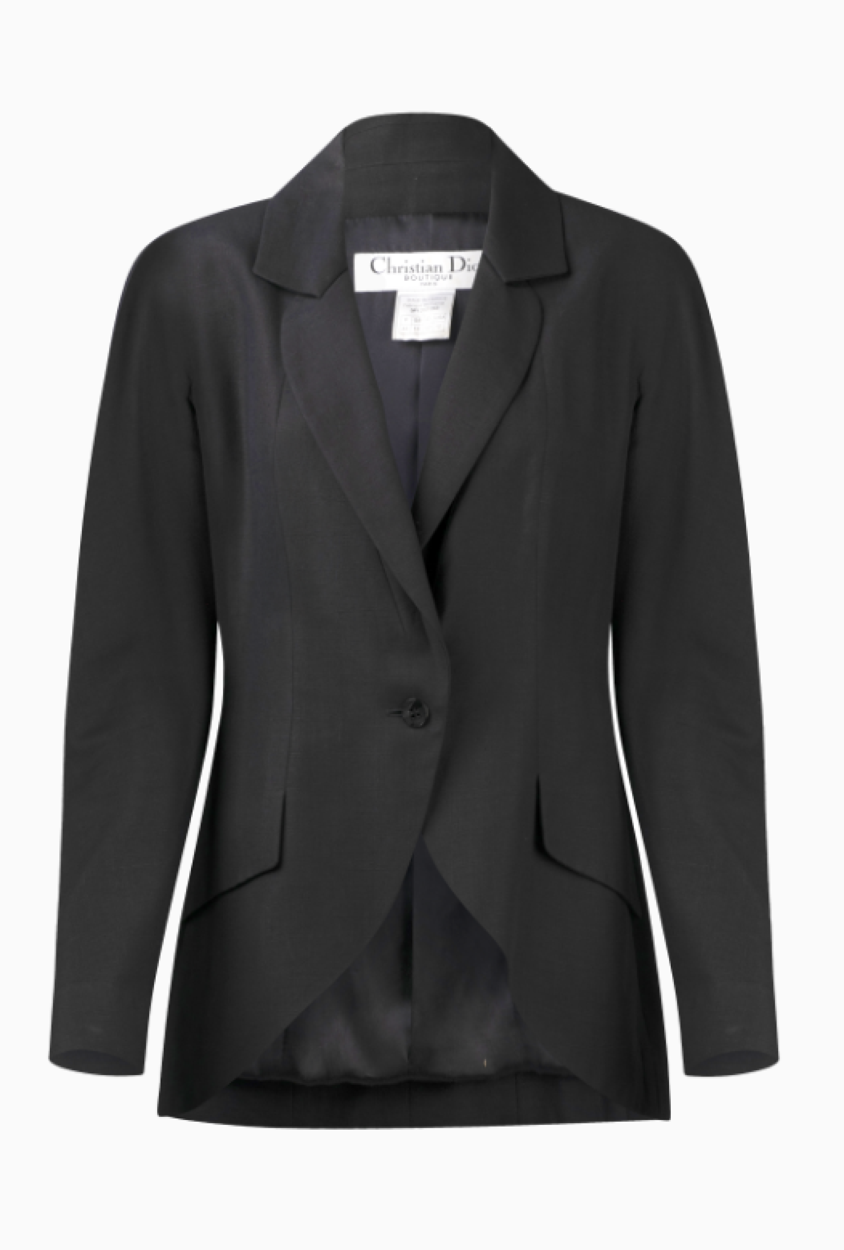 Ensemble Christian Dior Black SS2000 par John Galliano