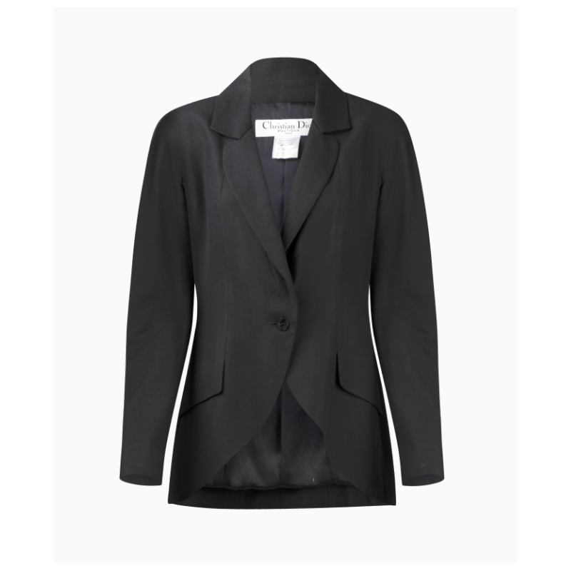 Ensemble Christian Dior Black SS2000 par John Galliano