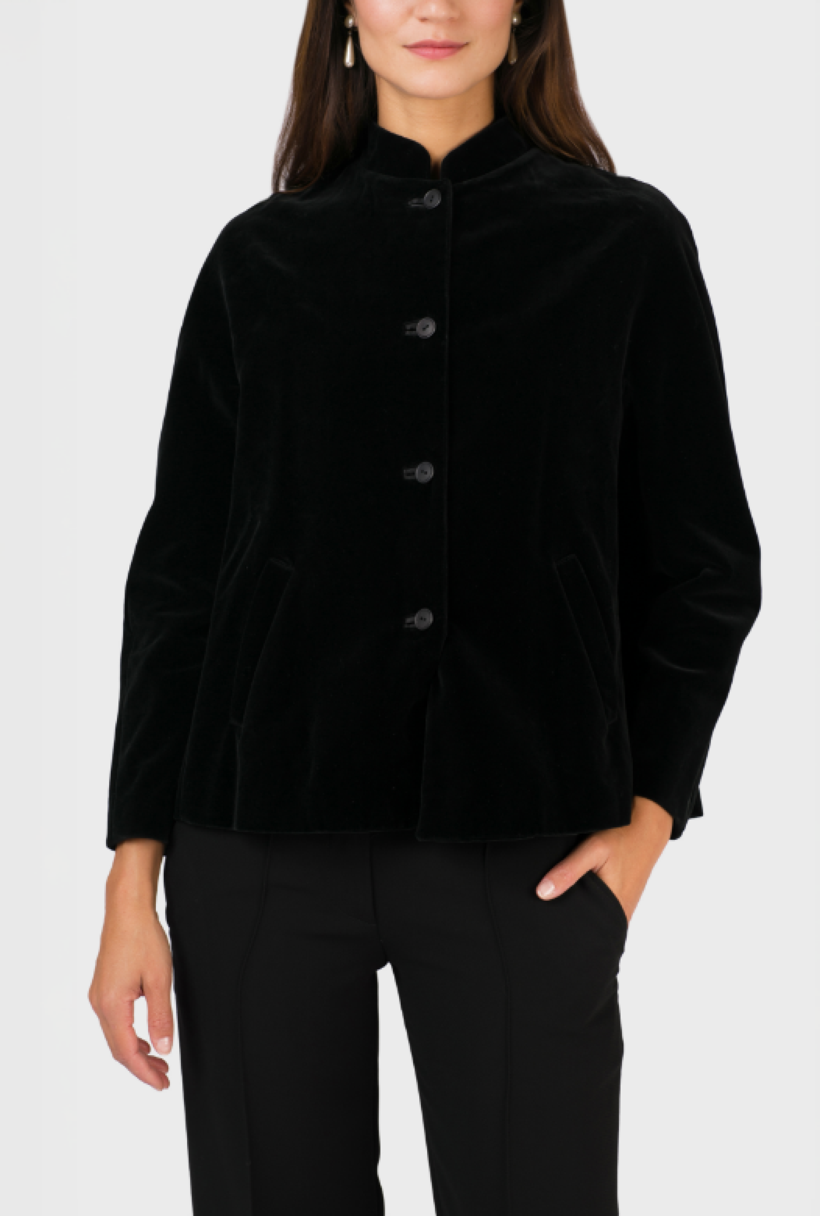 Veste Irie Wash Velours Bleu Nuit