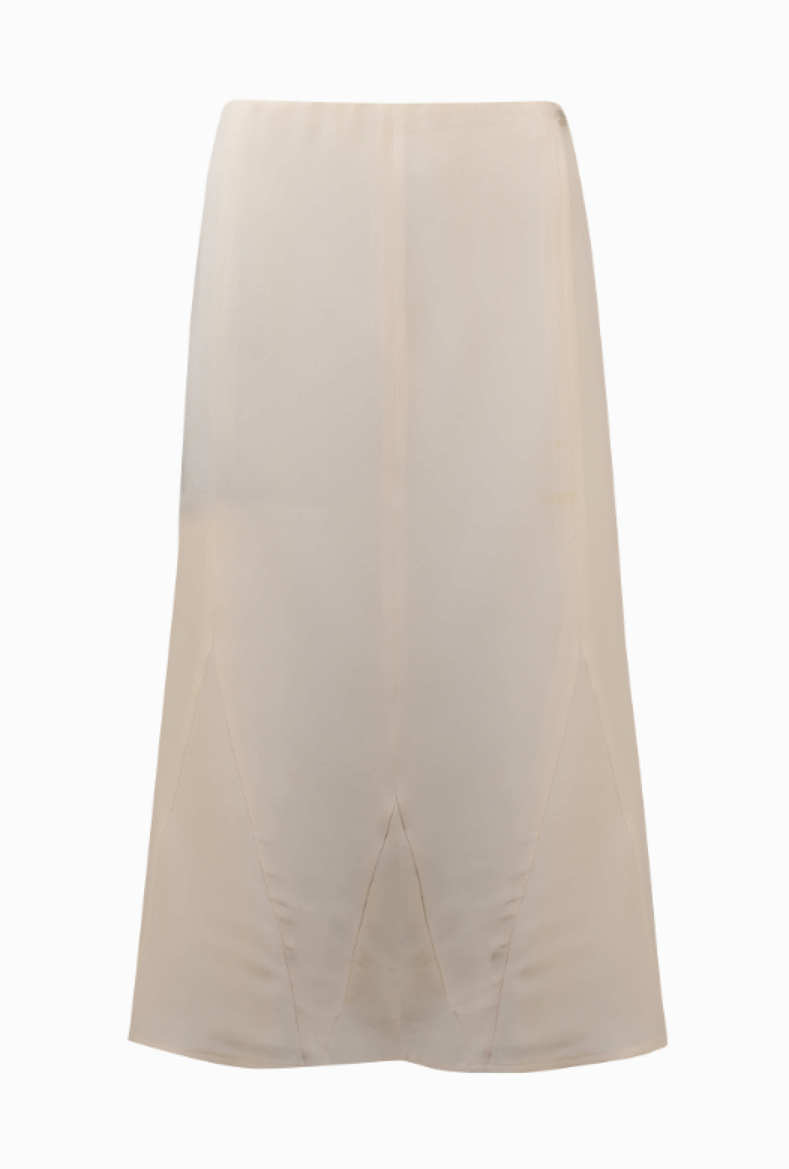 Jupe Chanel Silk White par Karl Lagerfeld