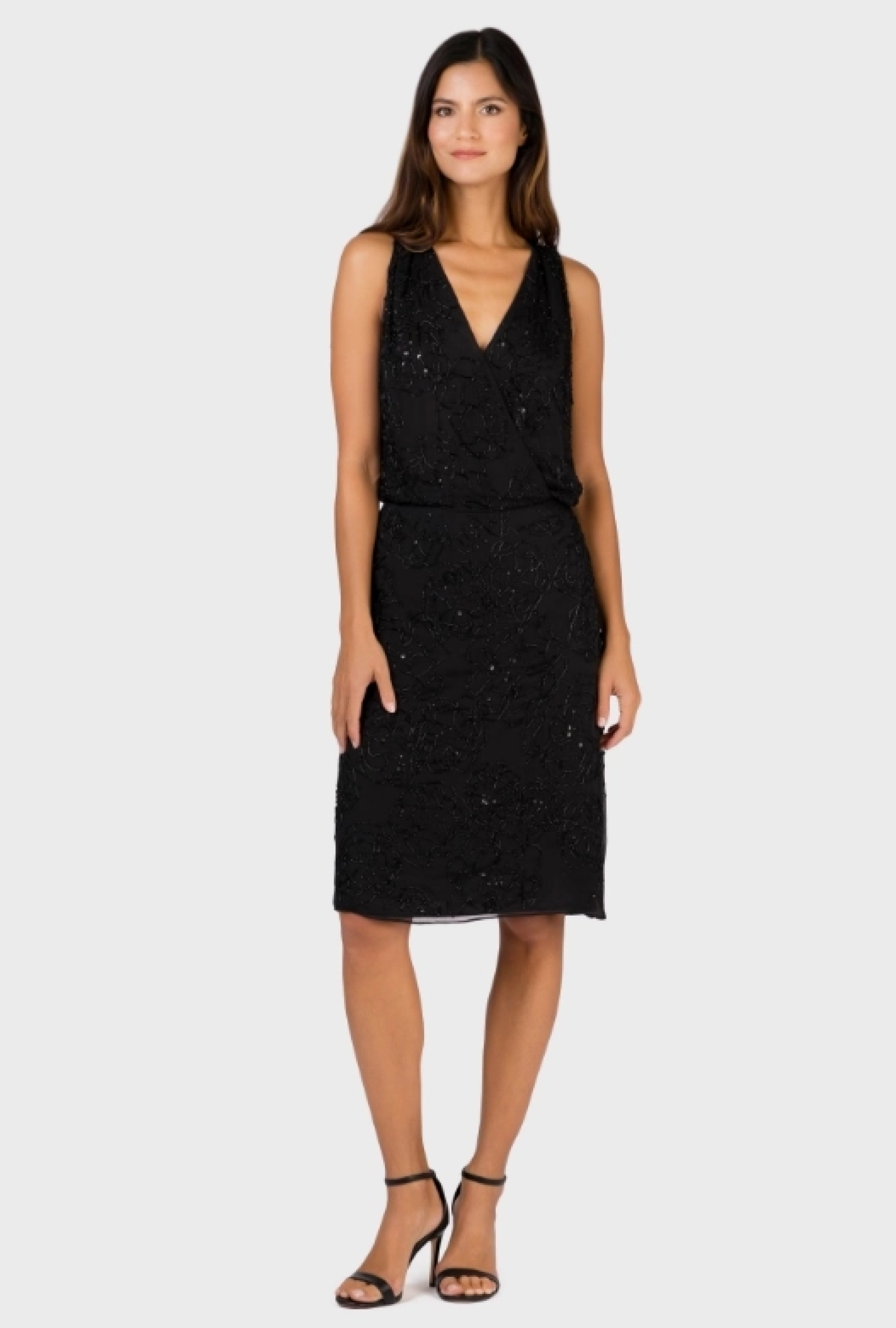 Robe Valentino Noire Brodée